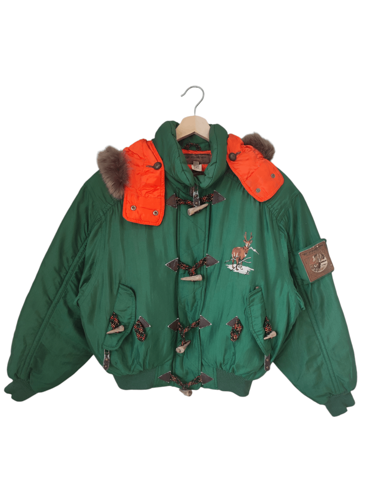 If Six Was Nine × Le Grande Bleu (L.G.B.) × Vintage Phenix Ski Wear Snow Winter Phenix Spirit of wilderness Deer Size US L / EU 52-54 / 3 - 1 Thumbnail