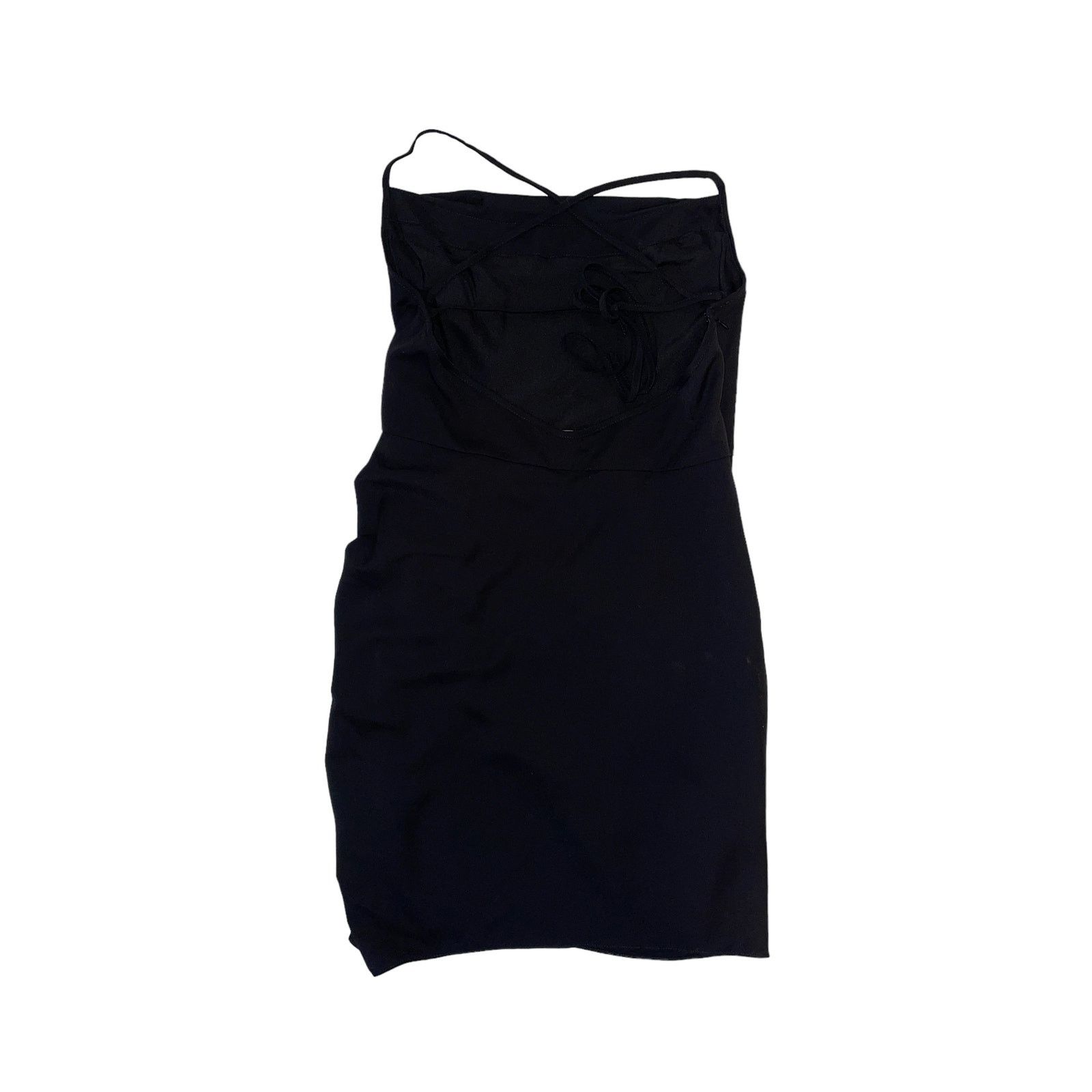 Amanda Uprichard Amanda Uprichard Jasalina Backless Black Mini Dress Large Size L / US 10 / IT 46 - 7 Thumbnail