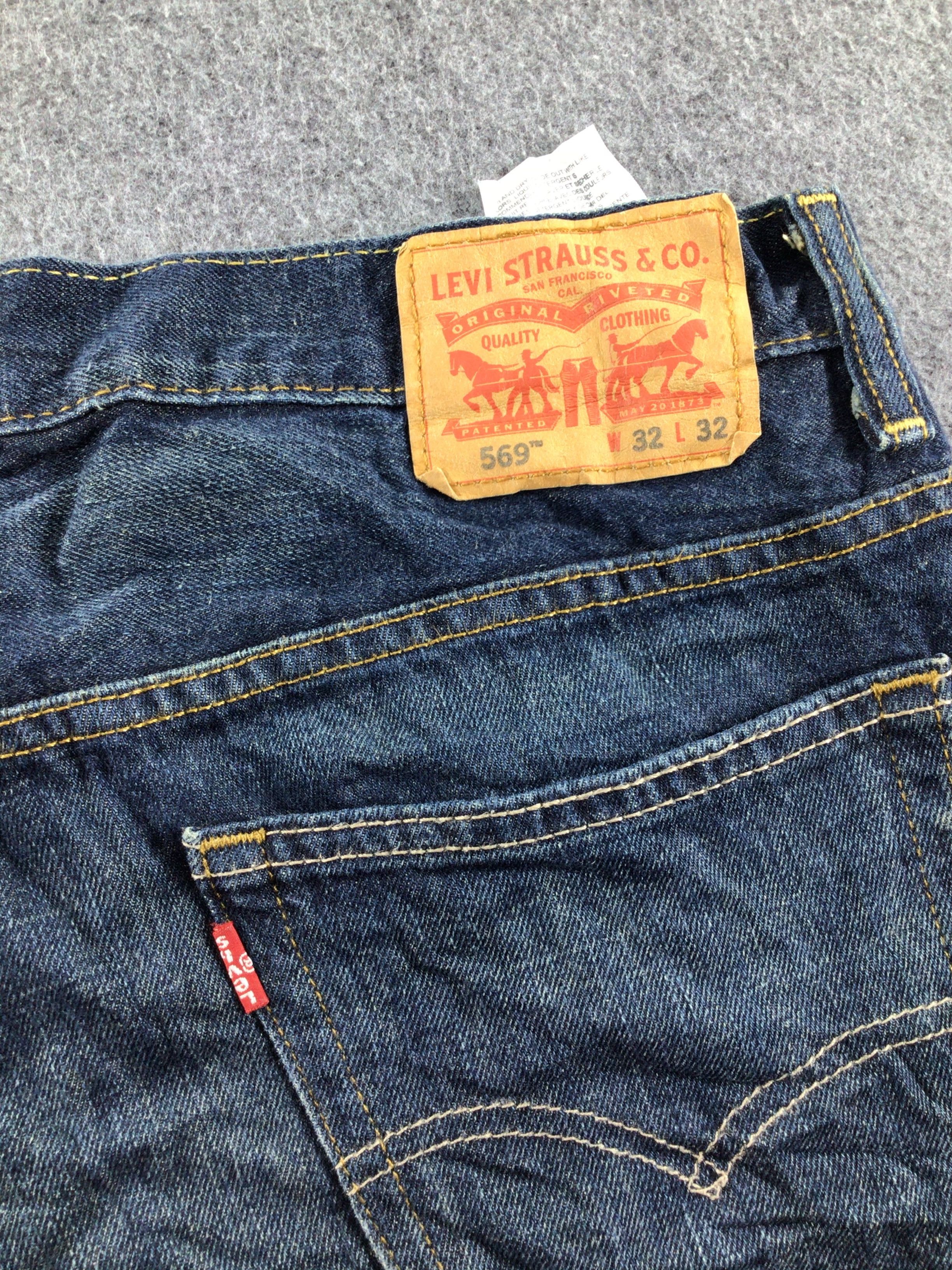 Levi's Vintage Levis 569 Jeans Blue Wash Denim -J499 Size US 35 - 5 Thumbnail