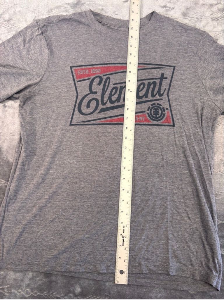 Element Men's Element T-shirt Size M Gray Size US M / EU 48-50 / 2 - 5 Thumbnail