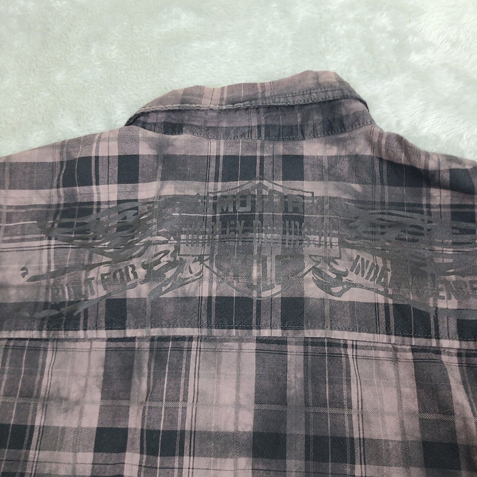 Harley Davidson Harley Davidson Mens XL Long Sleeve Button Up HD Motor Since Size US XL / EU 56 / 4 - 8 Thumbnail
