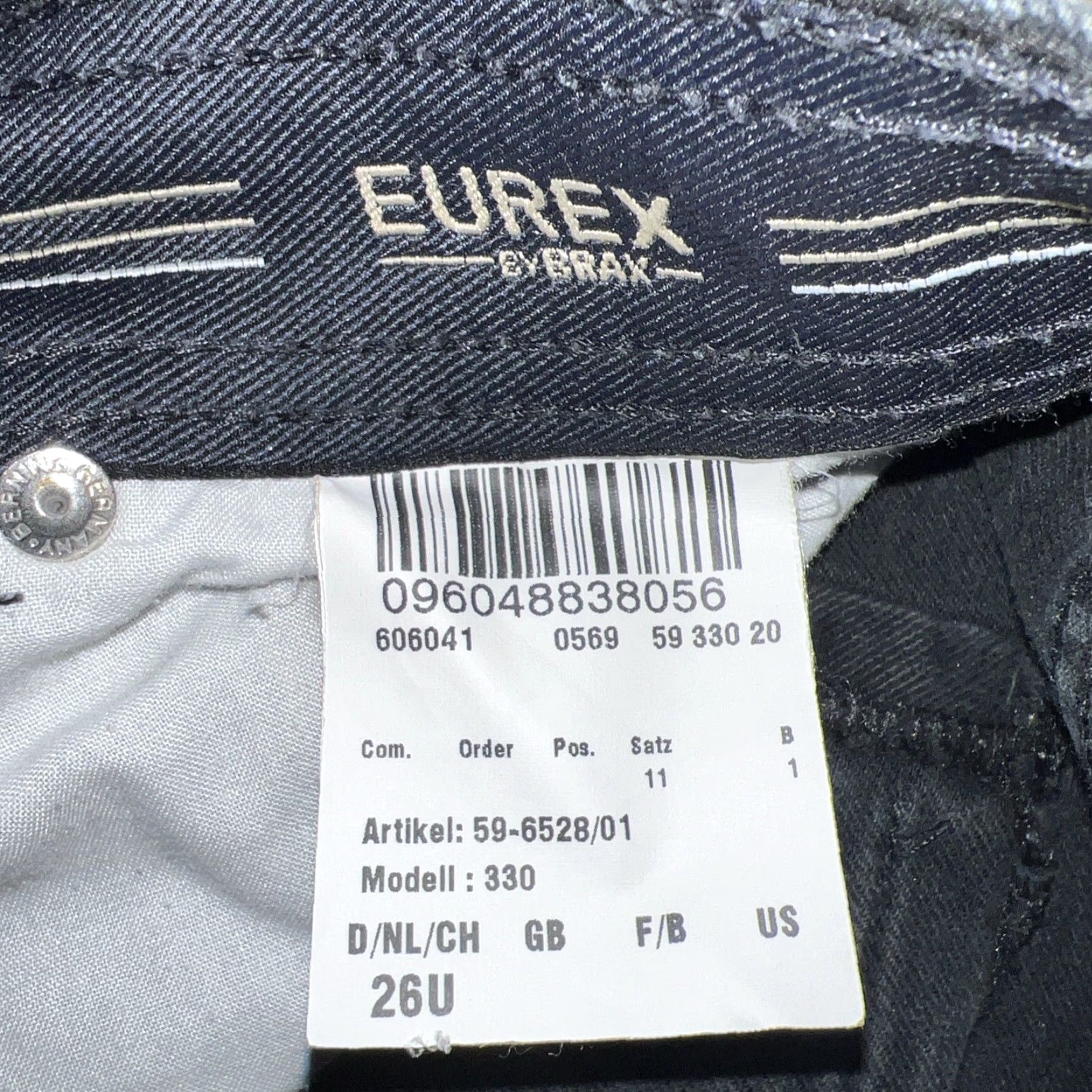 BRAX Eurex By Brax Black Jeans Mens Size 35x29 Size US 35 - 5 Thumbnail