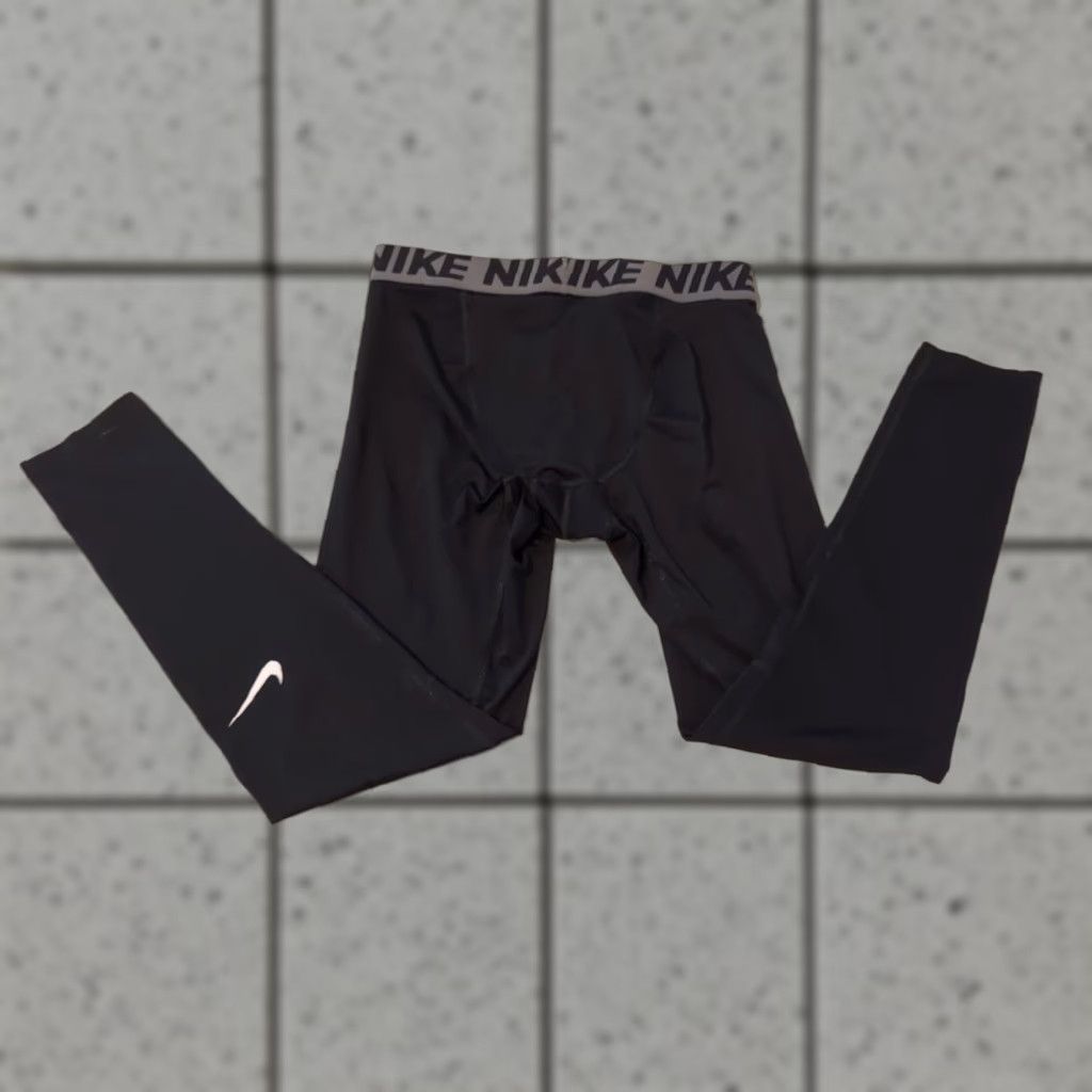 Nike Nike Pants Mens M Medium Black Athletic Sweatpants Size US 31 - 1 Thumbnail