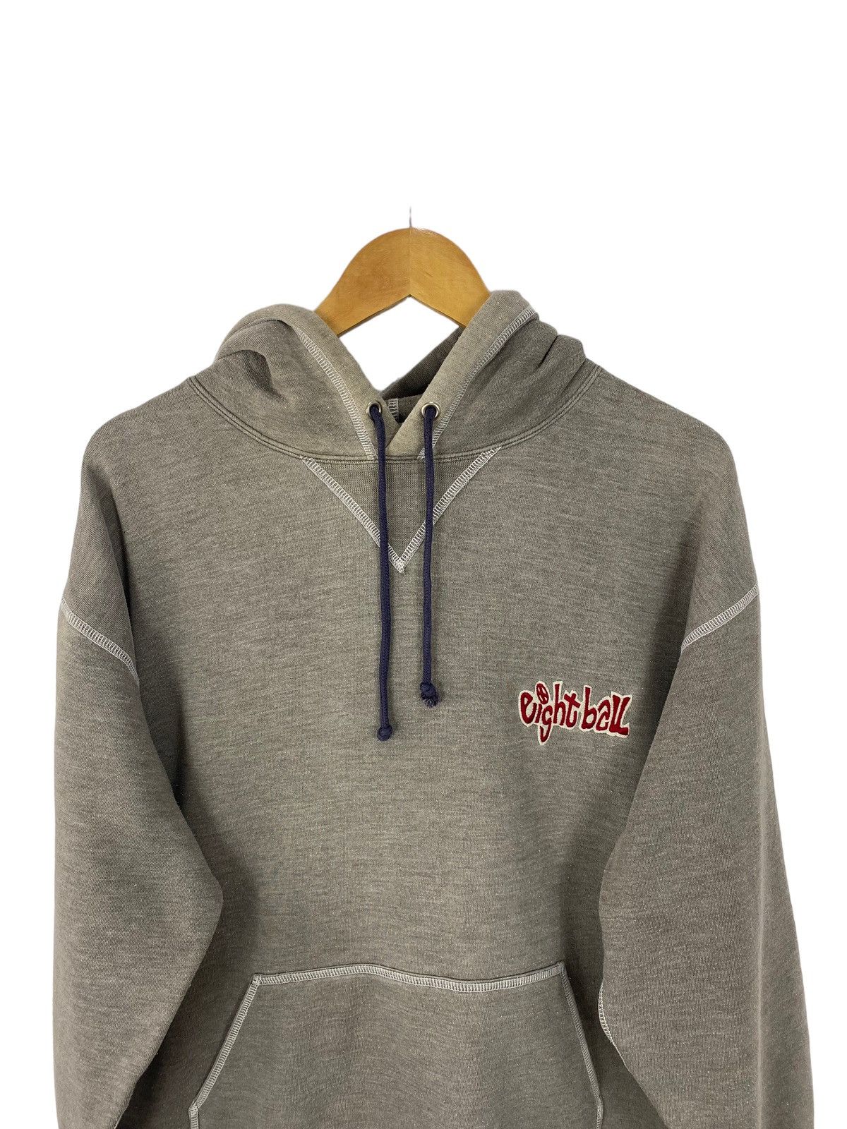 Vintage Vintage Eight ball 8 ball skateboard hoodie / sweatshirt Size US M / EU 48-50 / 2 - 9 Thumbnail