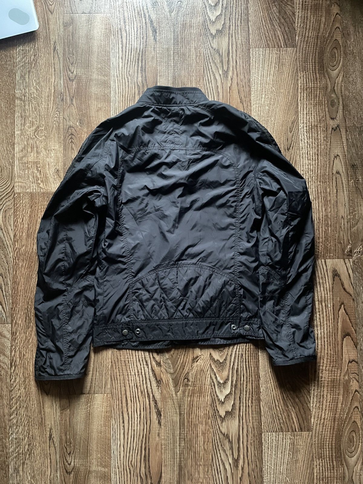Diesel Vintage Diesel nylon jacket black bomber zipper avant garde Size US S / EU 44-46 / 1 - 9 Thumbnail