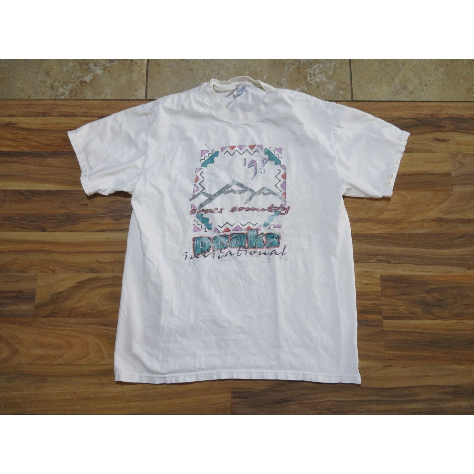 Hanes Surgeon General Smoking Warning Parody White T-shirt L 90s Size US L / EU 52-54 / 3 - 3 Thumbnail