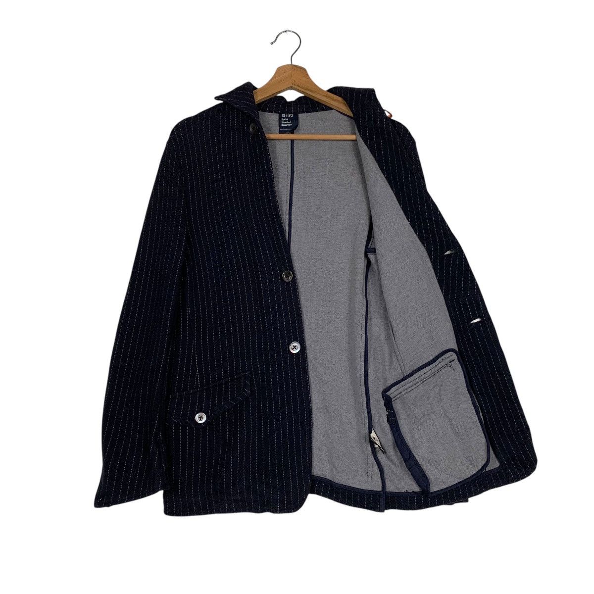 SHIPS Japanese Brand Ships Hickory Jacket Size US S / EU 44-46 / 1 - 9 Thumbnail