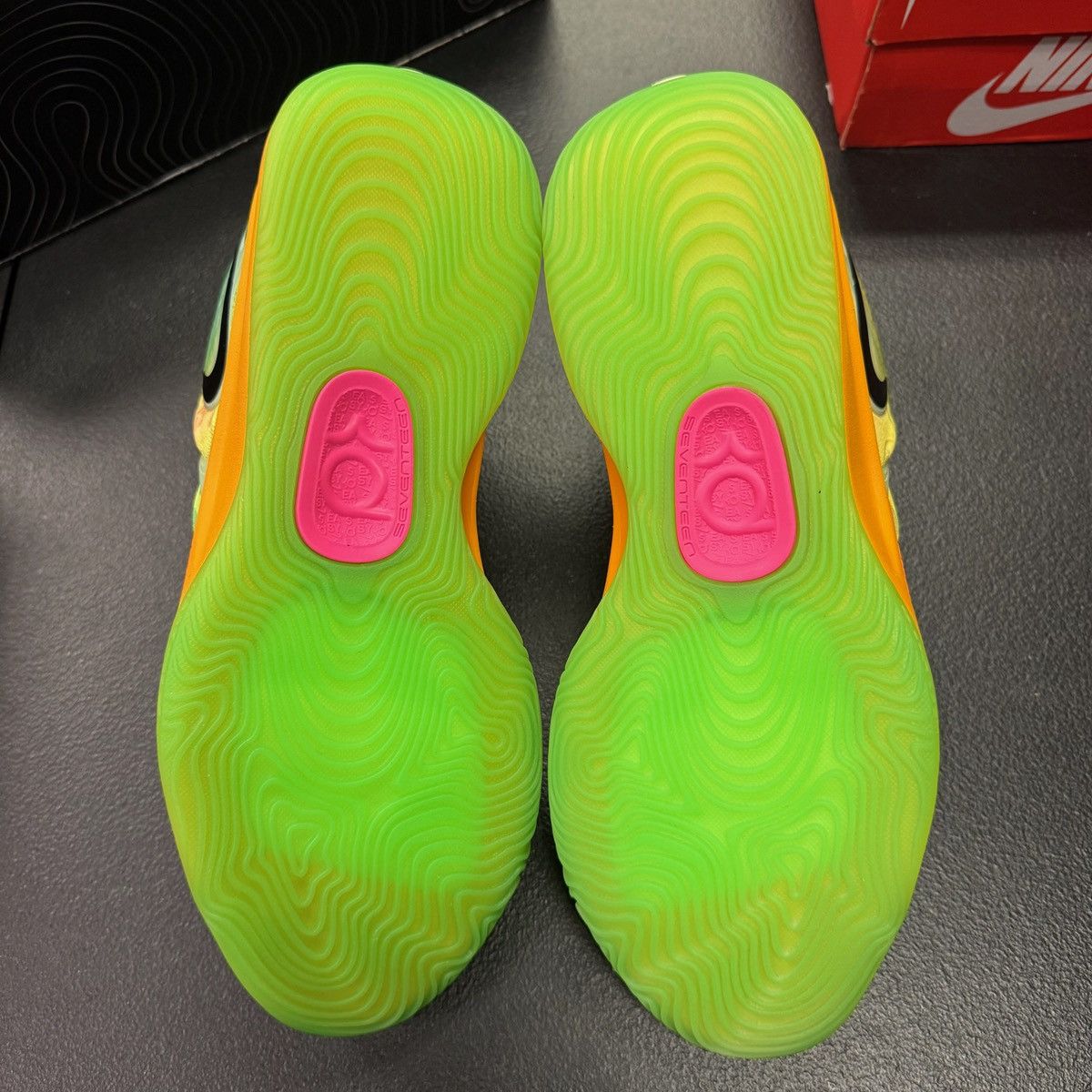 Nike Size 11.5 - Nike KD 17 All Star Multicolor Volt HF1811-700 Size US 11.5 / EU 44-45 - 5 Thumbnail