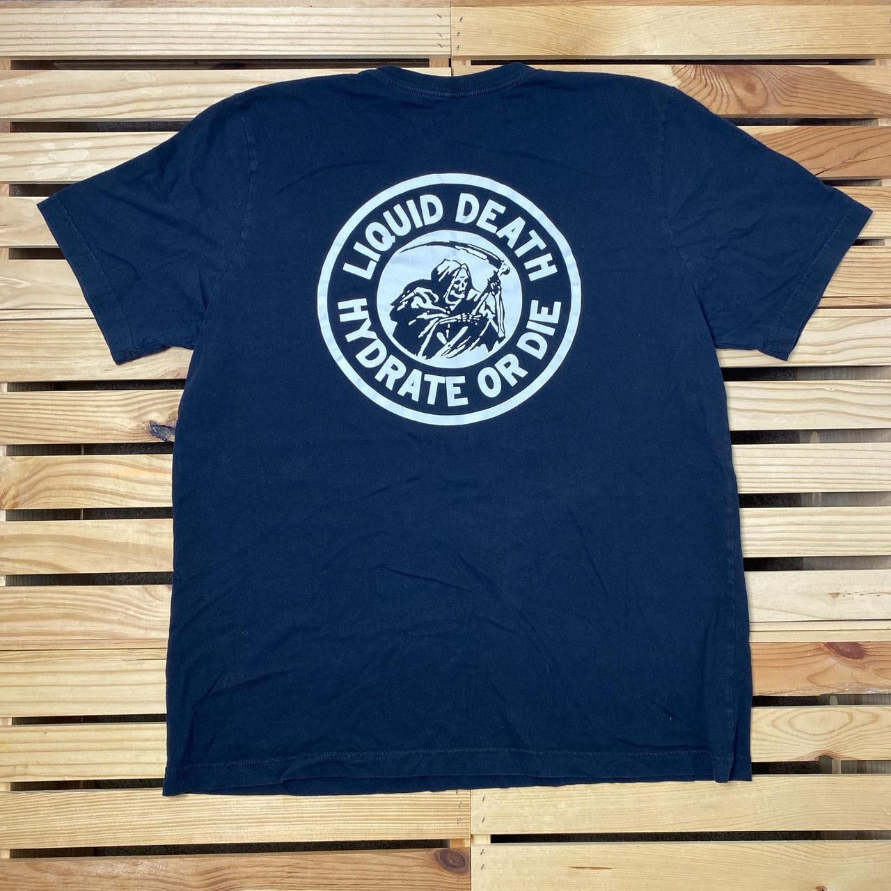 Other Liquid Death Grim Reaper Black Drink Promo Tee Size XL Size US XL / EU 56 / 4 - 1 Thumbnail