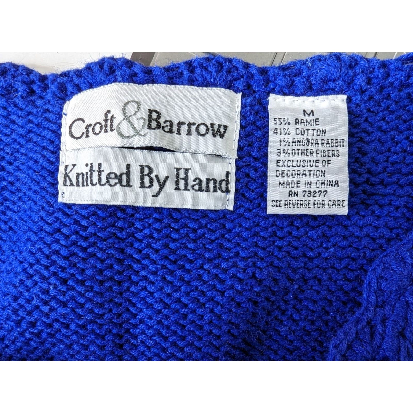 Vintage VINTAGE Women's 90s Hand Knit Sweater Vest Ugle Christmas Teddy Bear Cardigan V2J M Sweater Vest Women M Blue 38 Bust 38 Waist 20 Length Mens? Size M / US 6-8 / IT 42-44 - 4 Thumbnail