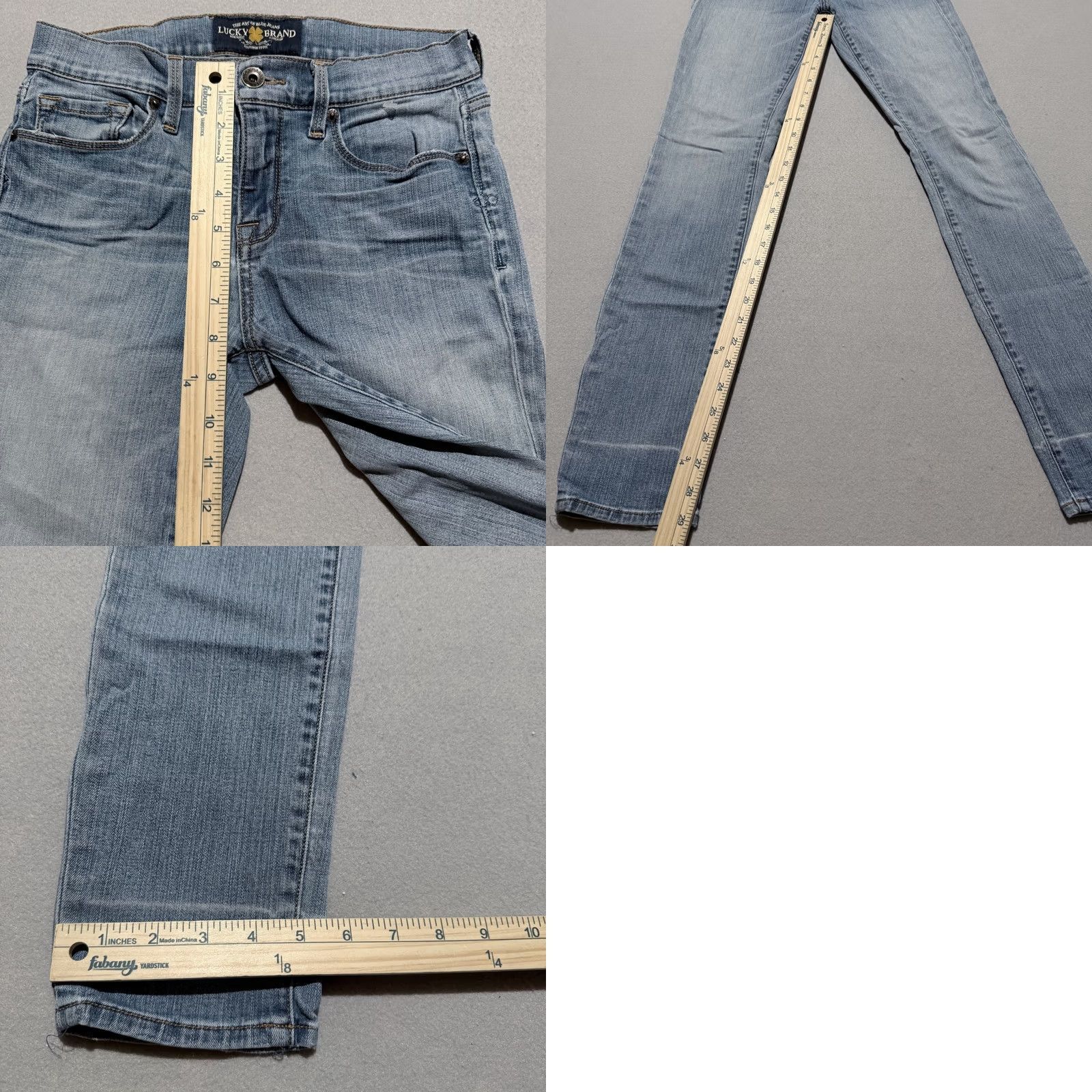Lucky Brand Lucky Brand Skinny Jeans Jeans Blue Womens Low Rise Classic Slim Fit Zip Fly 6 Women Blue Size 28" / US 6 / IT 42 - 9 Thumbnail