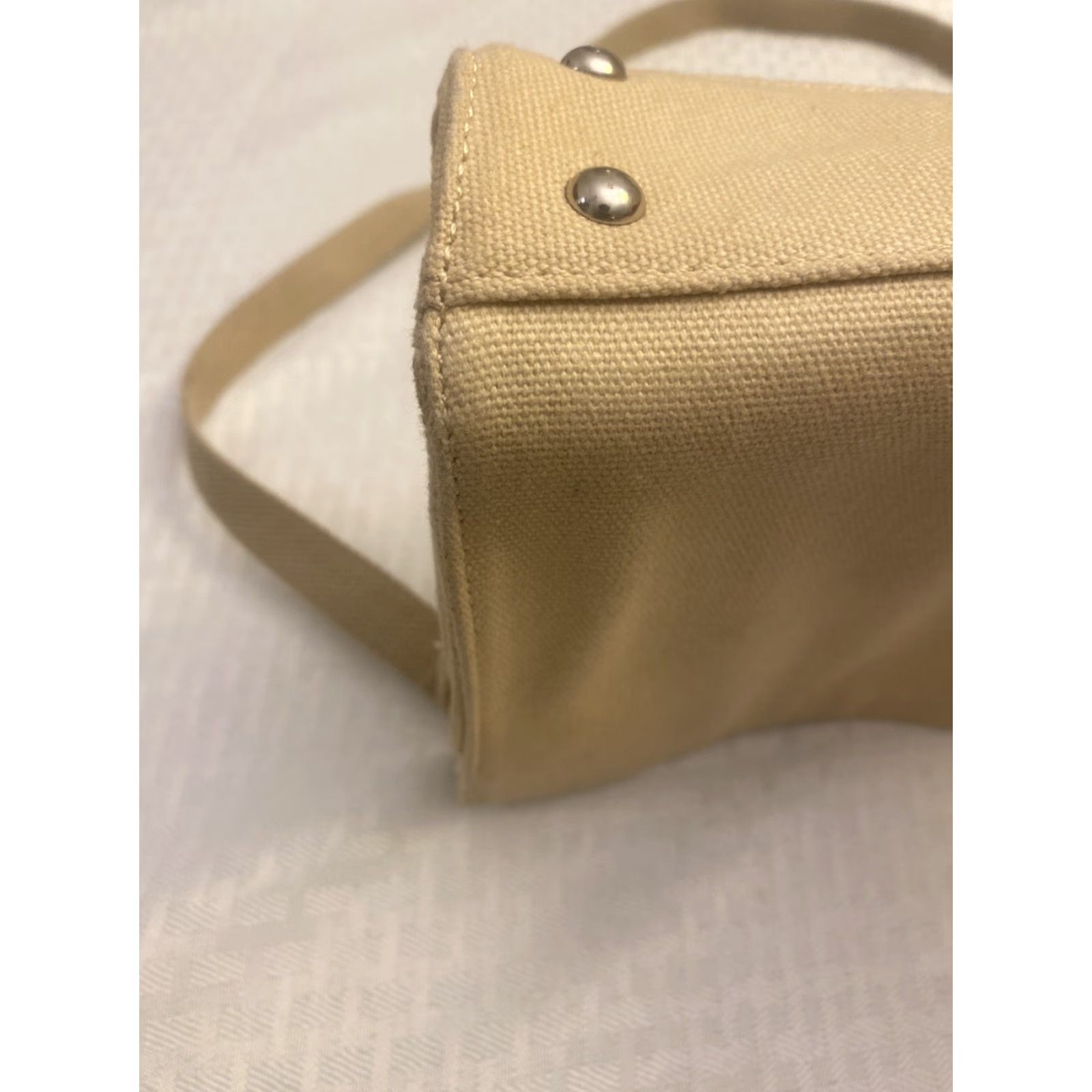 Brandon Blackwood Brandon Blackwood End Systemic Racism Tan Cream Canvas Mini Tote Bag Crossbody Mini Bag Womens Size ONE SIZE - 4 Thumbnail