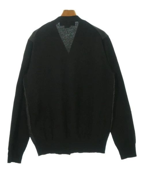 Comme des Garcons Homme Plus Sweater Cardigan Wool Button Up V-neck Plain Black Size US L / EU 52-54 / 3 - 2 Thumbnail