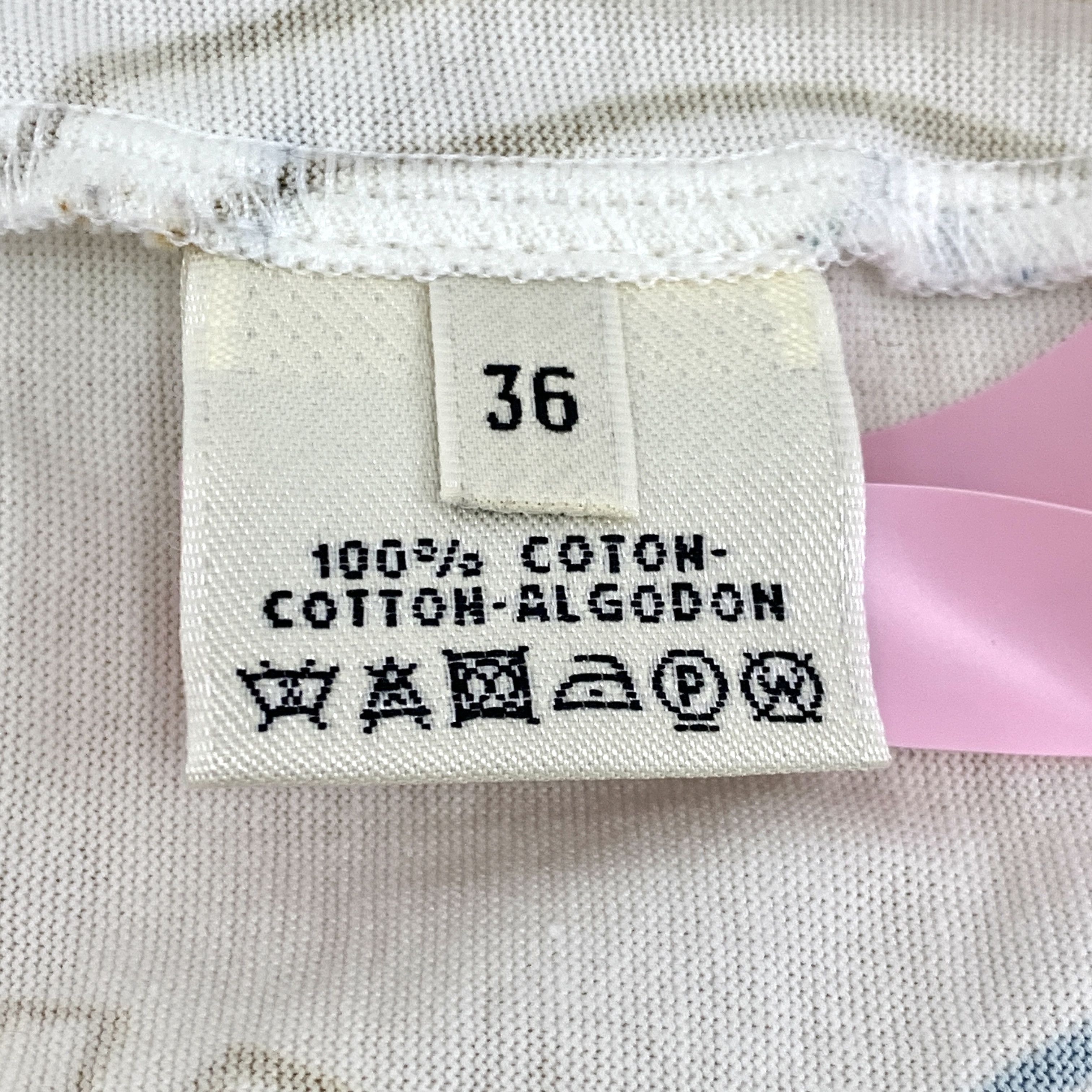 Hermes Hermès White Cotton T-Shirt (Size XS) Size XS / US 0-2 / IT 36-38 - 3 Thumbnail