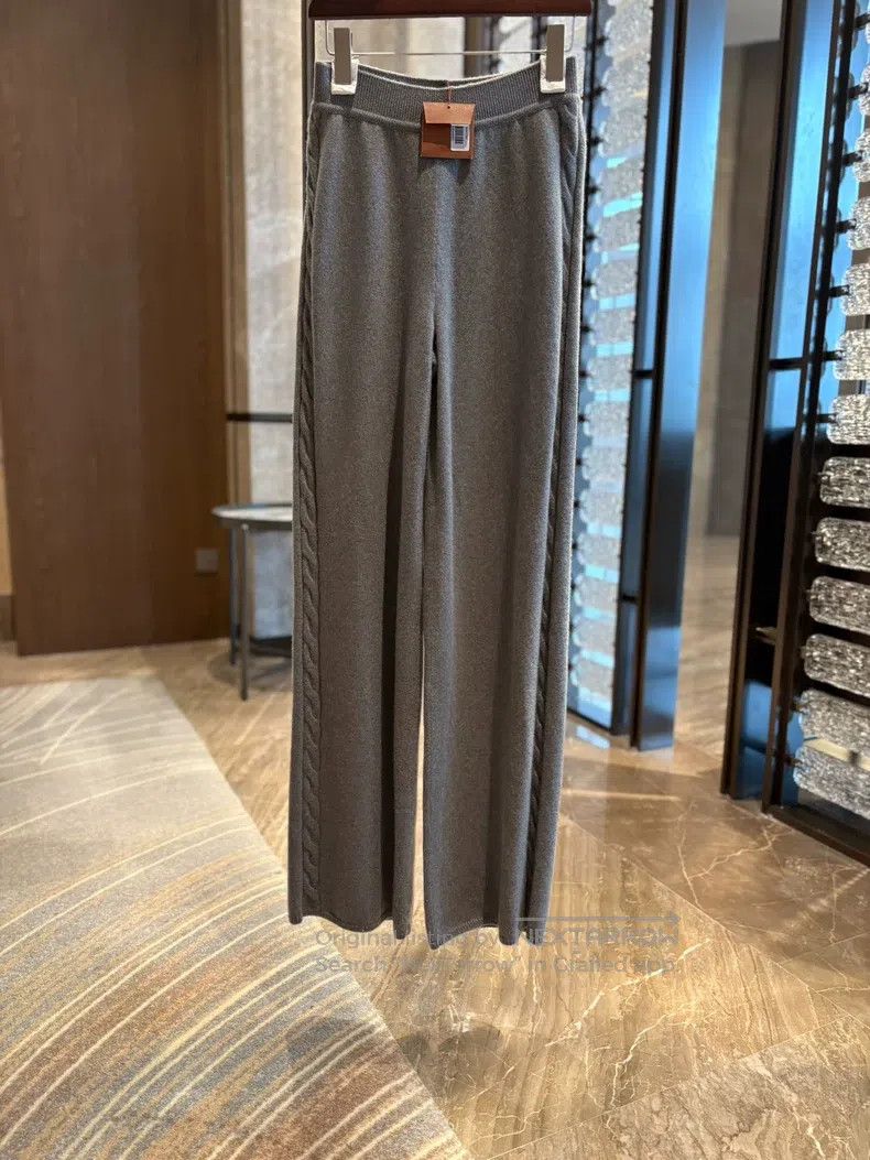 Loro Piana Loro Piana Cashmere Knit Long Pants Size 27" / US 4 / IT 40 - 1 Thumbnail