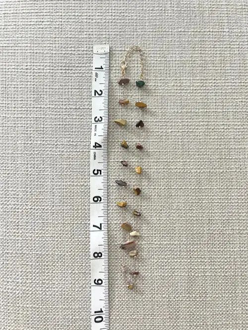 Vintage STEAL! 2000s Japan Embroidered Stones Necklace Size ONE SIZE - 4 Thumbnail