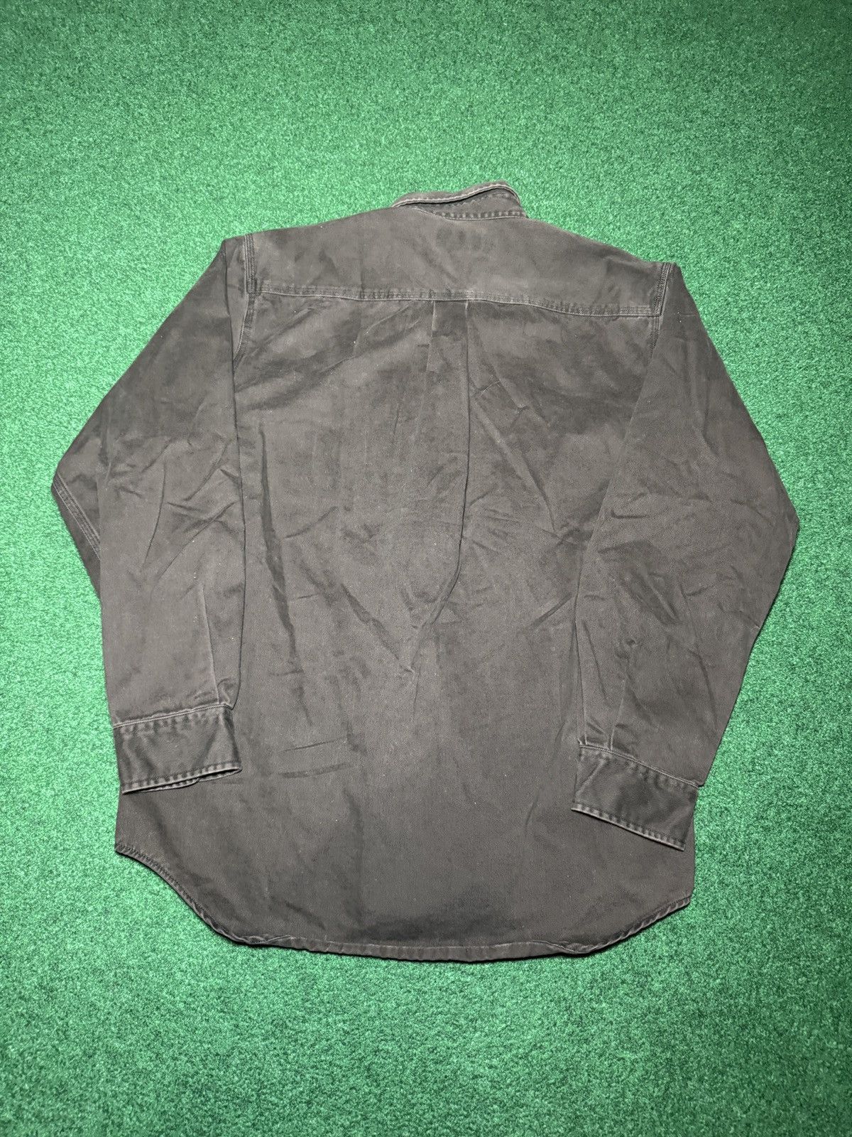 Carhartt Carhartt Heavyweight Button Up Shirt 21x29 Brown M/L Y2K Size US M / EU 48-50 / 2 - 4 Thumbnail