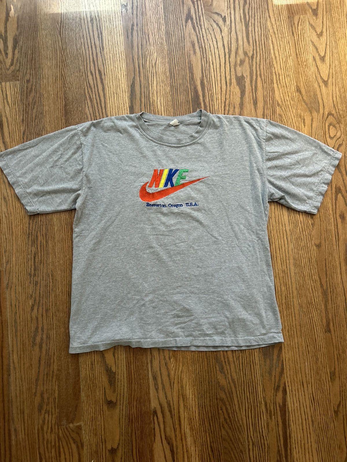 Nike Multicolor Beaverton Oregon Nike tee Size US S / EU 44-46 / 1 - 1 Thumbnail