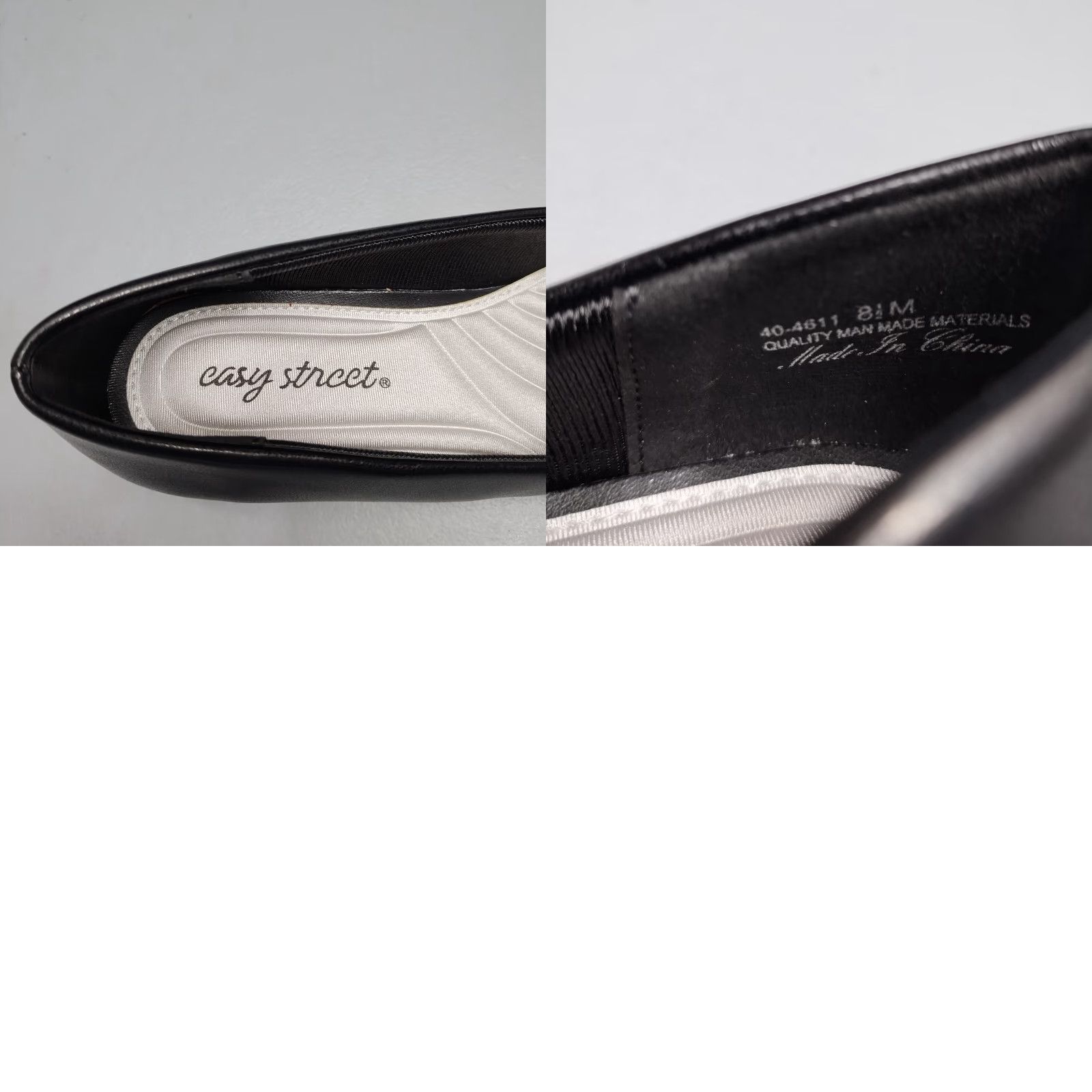 Vintage Easy Street Waive Dress Pumps Womens 8.5 Black Kitten Heel Square Toe 404611 Pre-owned Mens? Size M / US 6-8 / IT 42-44 - 9 Thumbnail