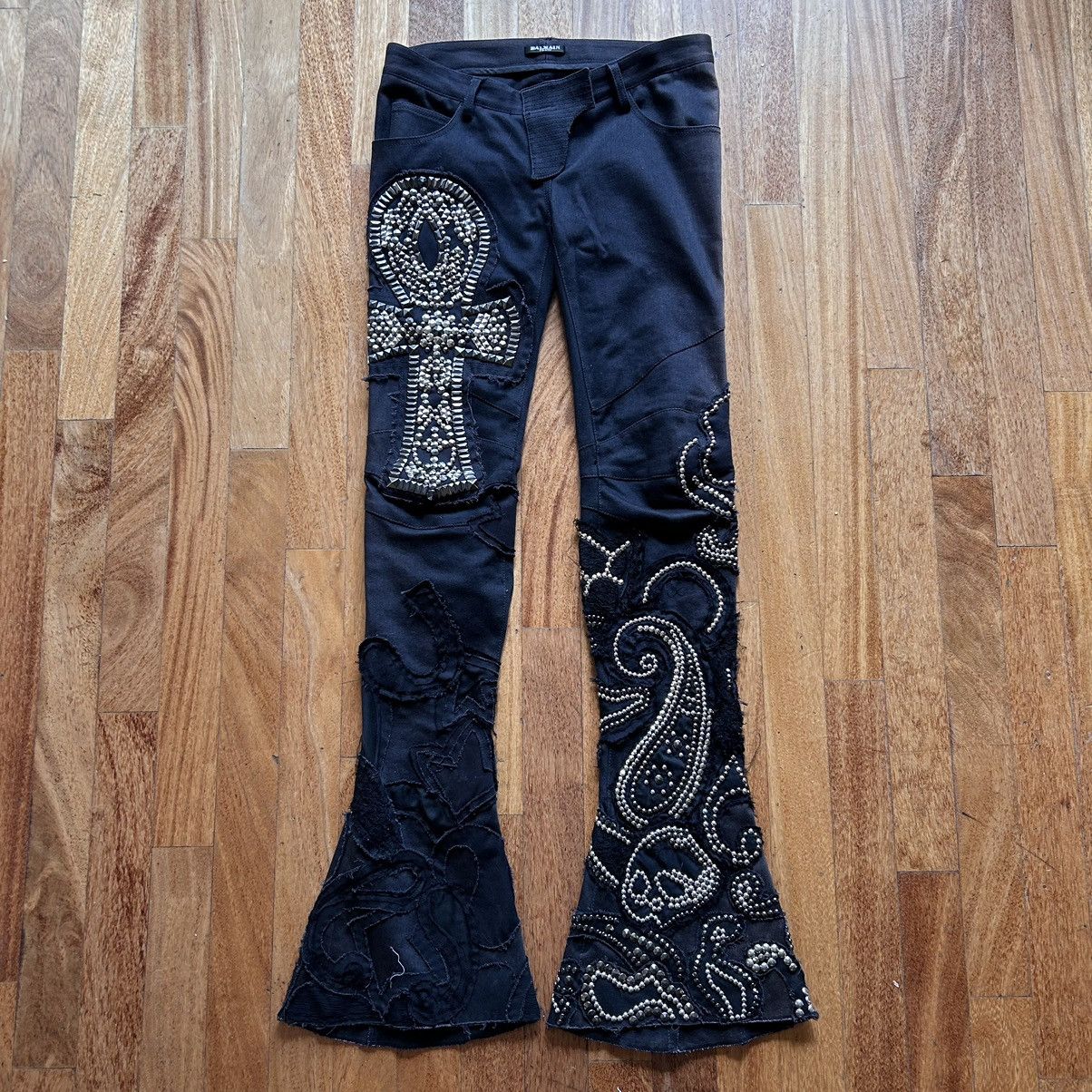 Balmain Balmain Fall 2008 Ankh Denim jeans | Grailed