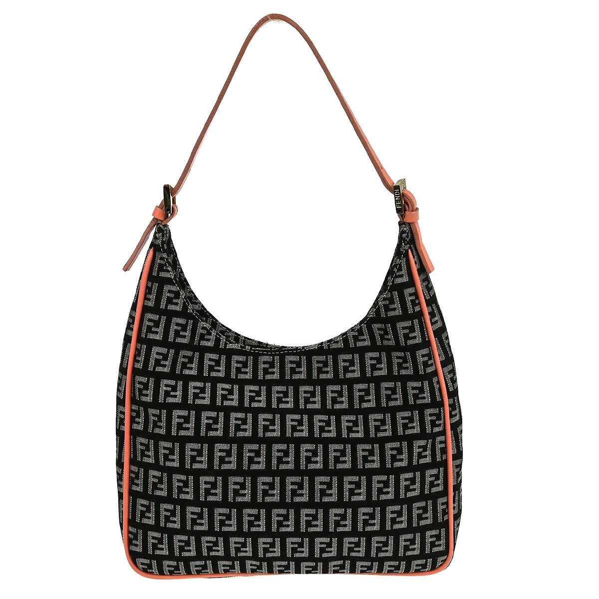 Fendi Vintage Hobo Zucchino Canvas