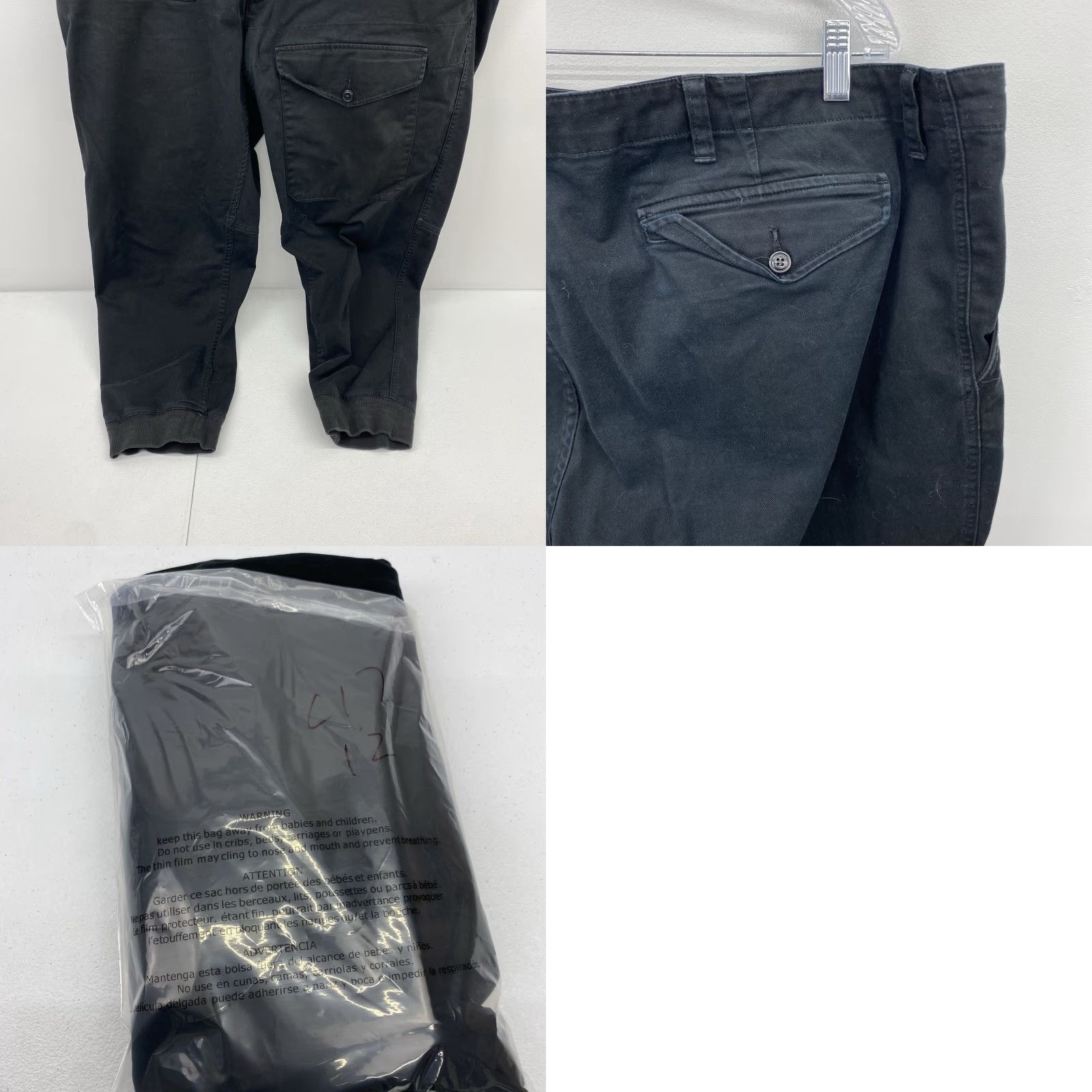Polo Ralph Lauren Polo Ralph Lauren Pants Men's 46 Big & Tall Cargo Black Flat Front Classic Fit 29 Inseam 46B Waist Cargo Pocket Logo Army Size US XXL / EU 58 / 5 - 9 Thumbnail