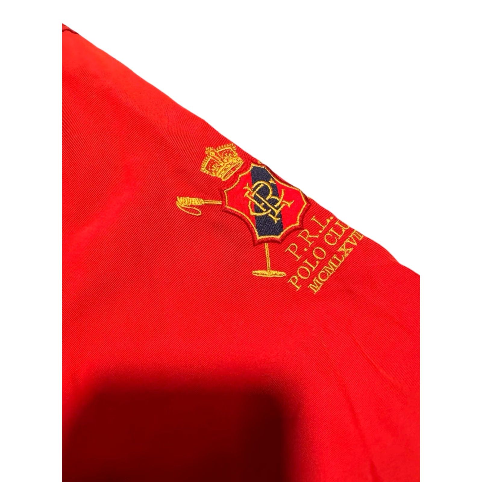 Polo Ralph Lauren VINTAGE Polo Ralph Lauren Club Mercer Challenge Cup mens Red Jacket Small Size US S / EU 44-46 / 1 - 7 Thumbnail