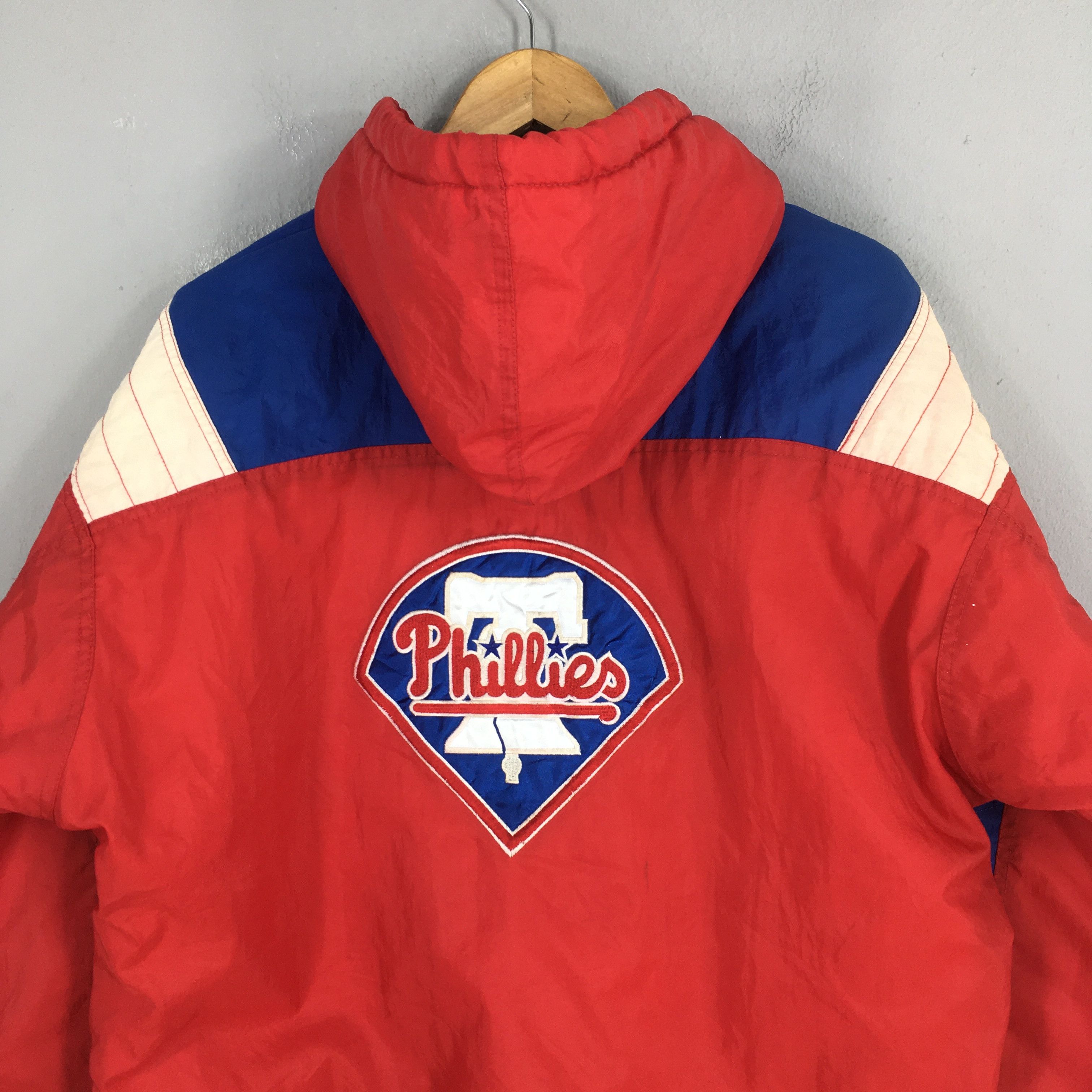 MLB Vintage Philadelphia Phillies MLB Half Zipper Jacket XL Size US XL / EU 56 / 4 - 9 Thumbnail