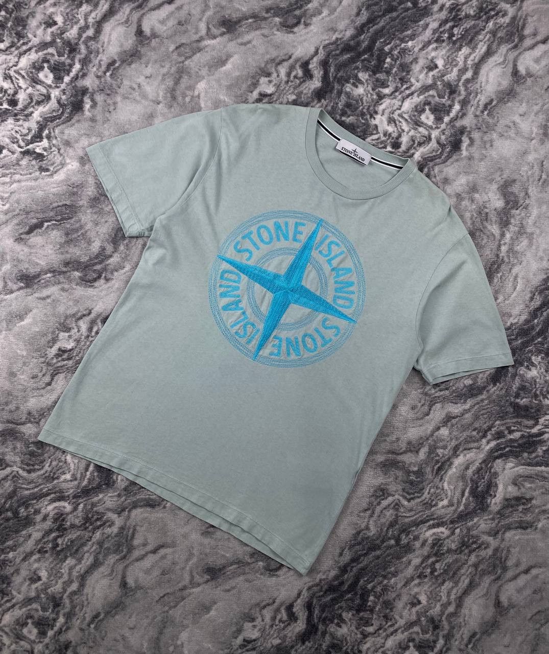 Stone Island Stone Island With Embroidered Logo Stitch Three T Shirt Men Size US M / EU 48-50 / 2 - 1 Thumbnail