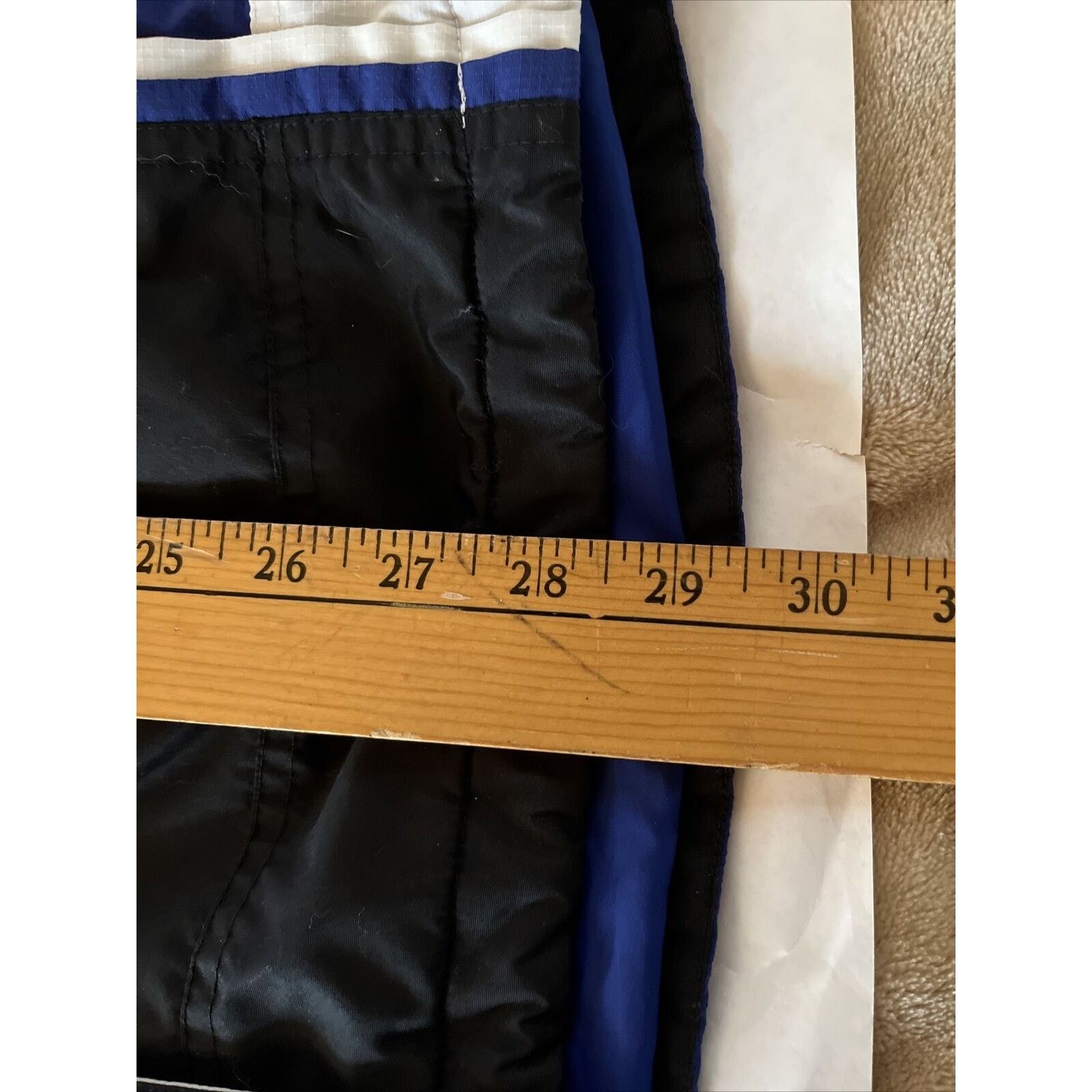 Columbia Columbia Women’s L Blue Black LS Polyester Nylon Hooded Coat Size L / US 10 / IT 46 - 7 Thumbnail