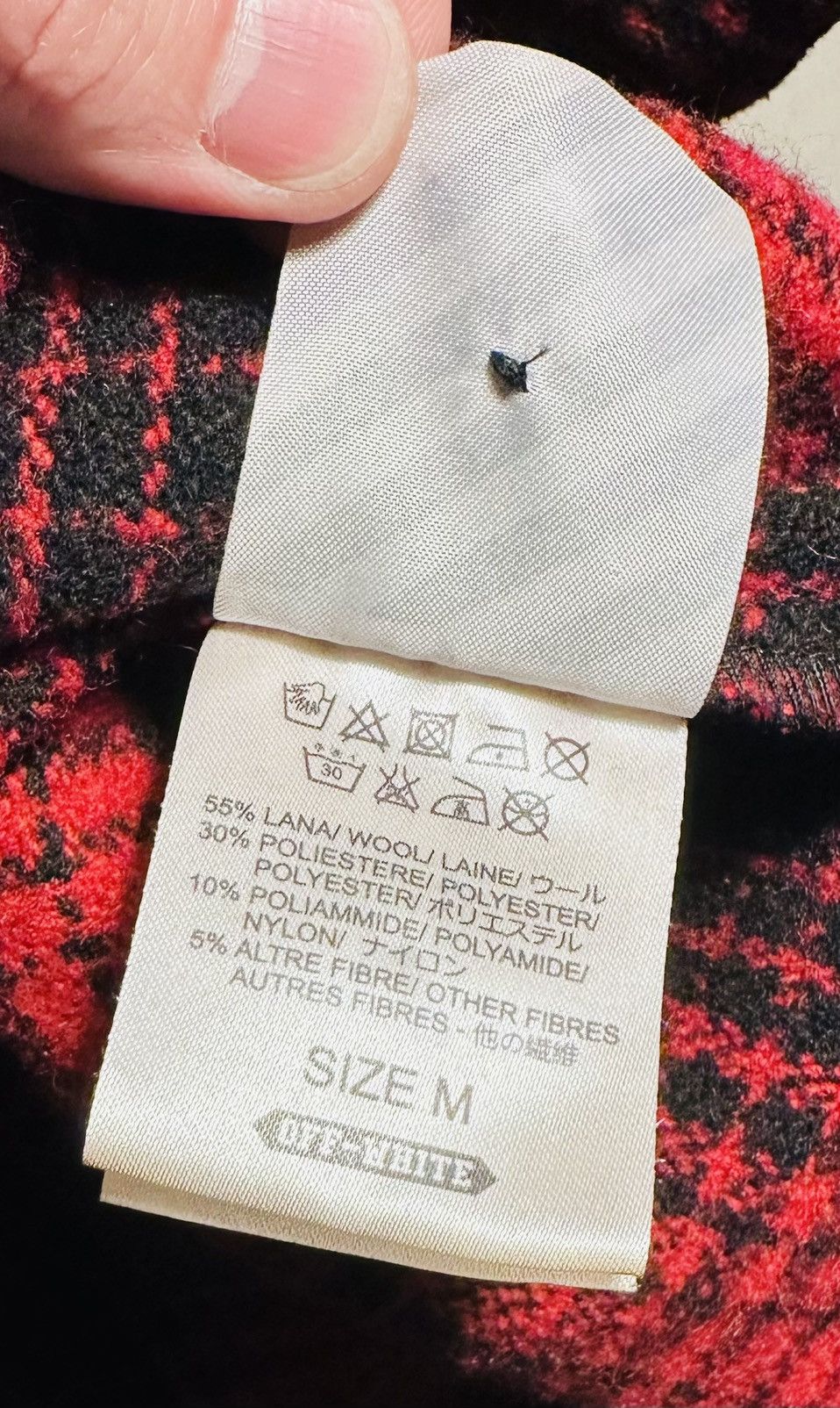 Off-White Off White Tartan Flannel Red Shirt Size US M / EU 48-50 / 2 - 5 Thumbnail