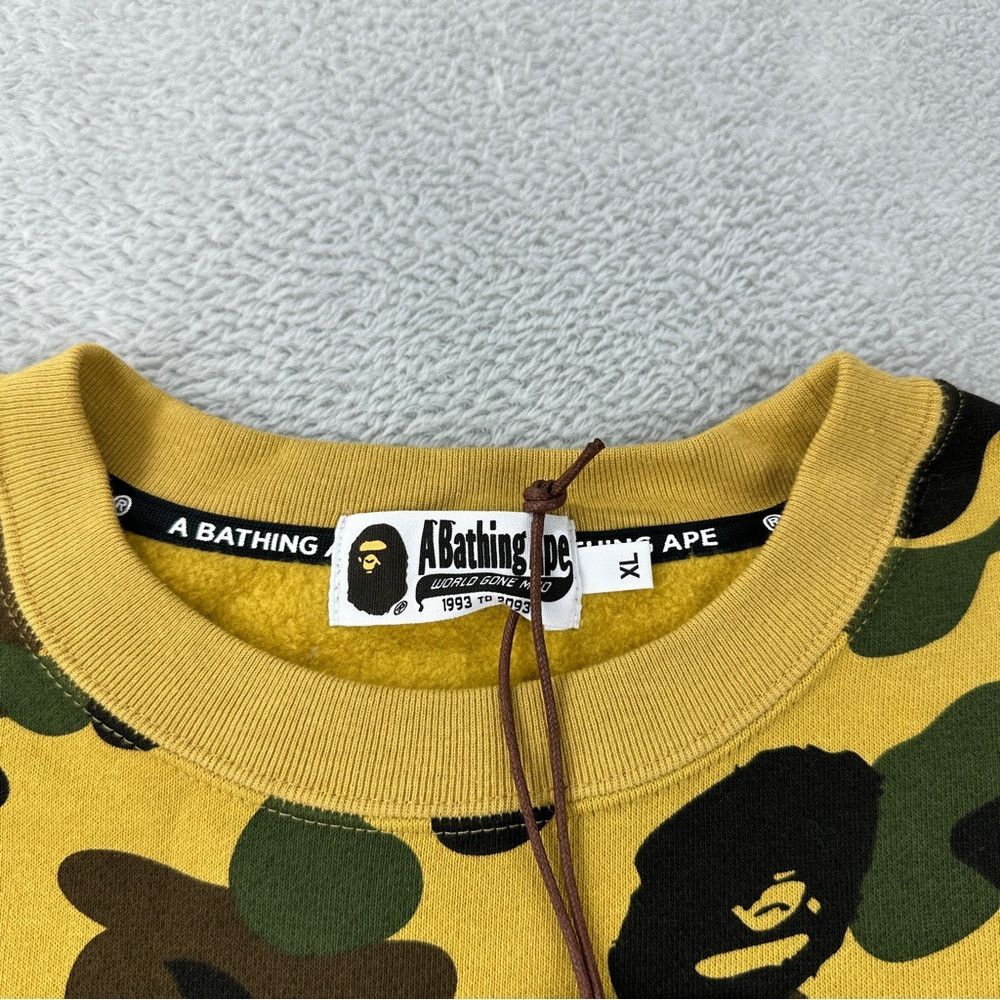 Bape 1st Camo Ape Head Crewneck Size US XL / EU 56 / 4 - 7 Thumbnail