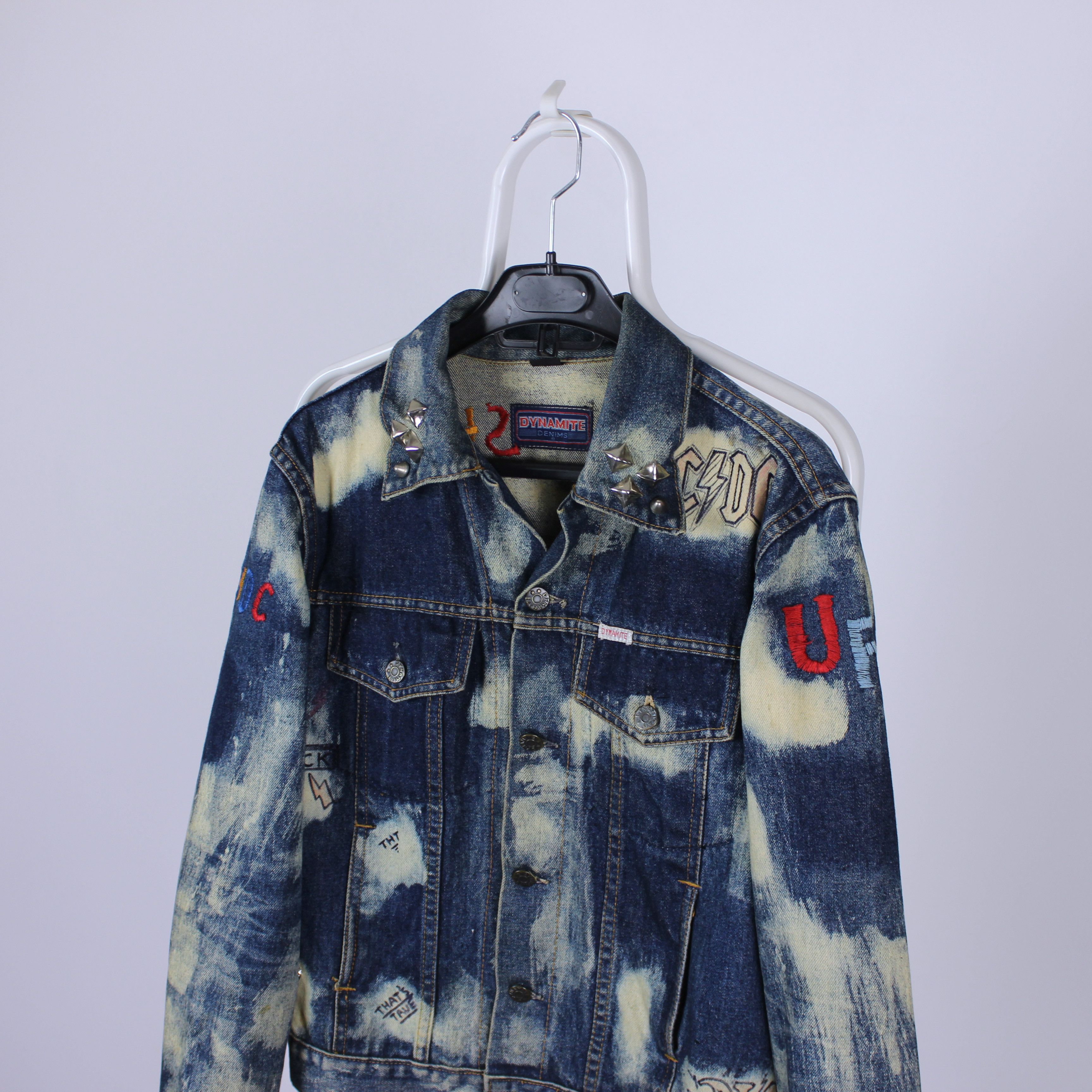 AC/DC AC/DC customs reworked denim jacket women Dynamite XS S Size S / US 4 / IT 40 - 1 Thumbnail