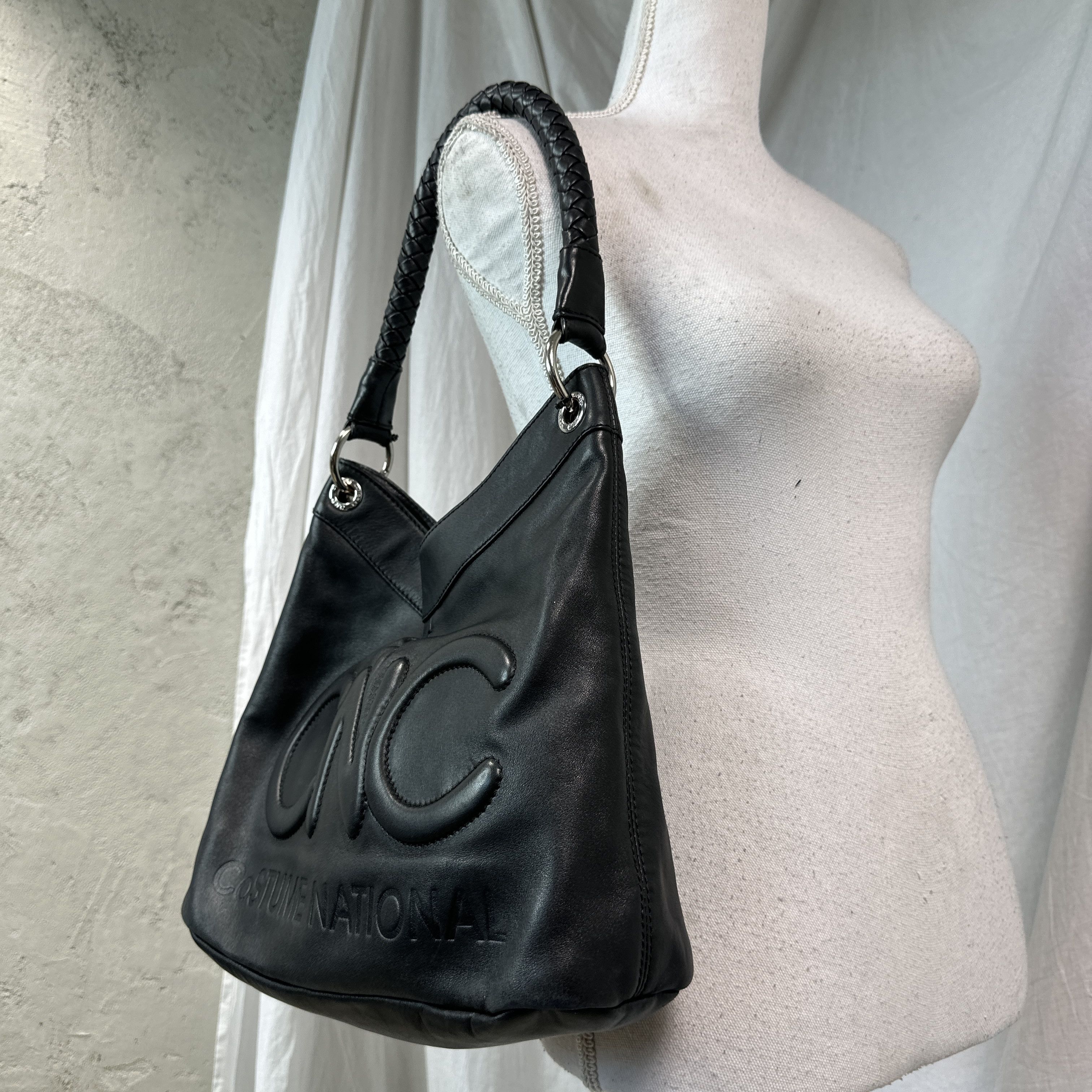 Costume National Vintage Leather Hobo CNC Costume National Bag Y2K Size ONE SIZE - 2 Thumbnail