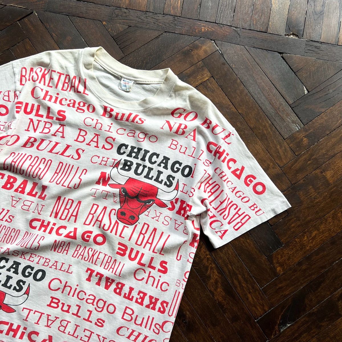 Champion × NBA × Vintage Chicago Bulls x Champion NBA Vintage T-Shirt Made in USA Size US L / EU 52-54 / 3 - 2 Thumbnail