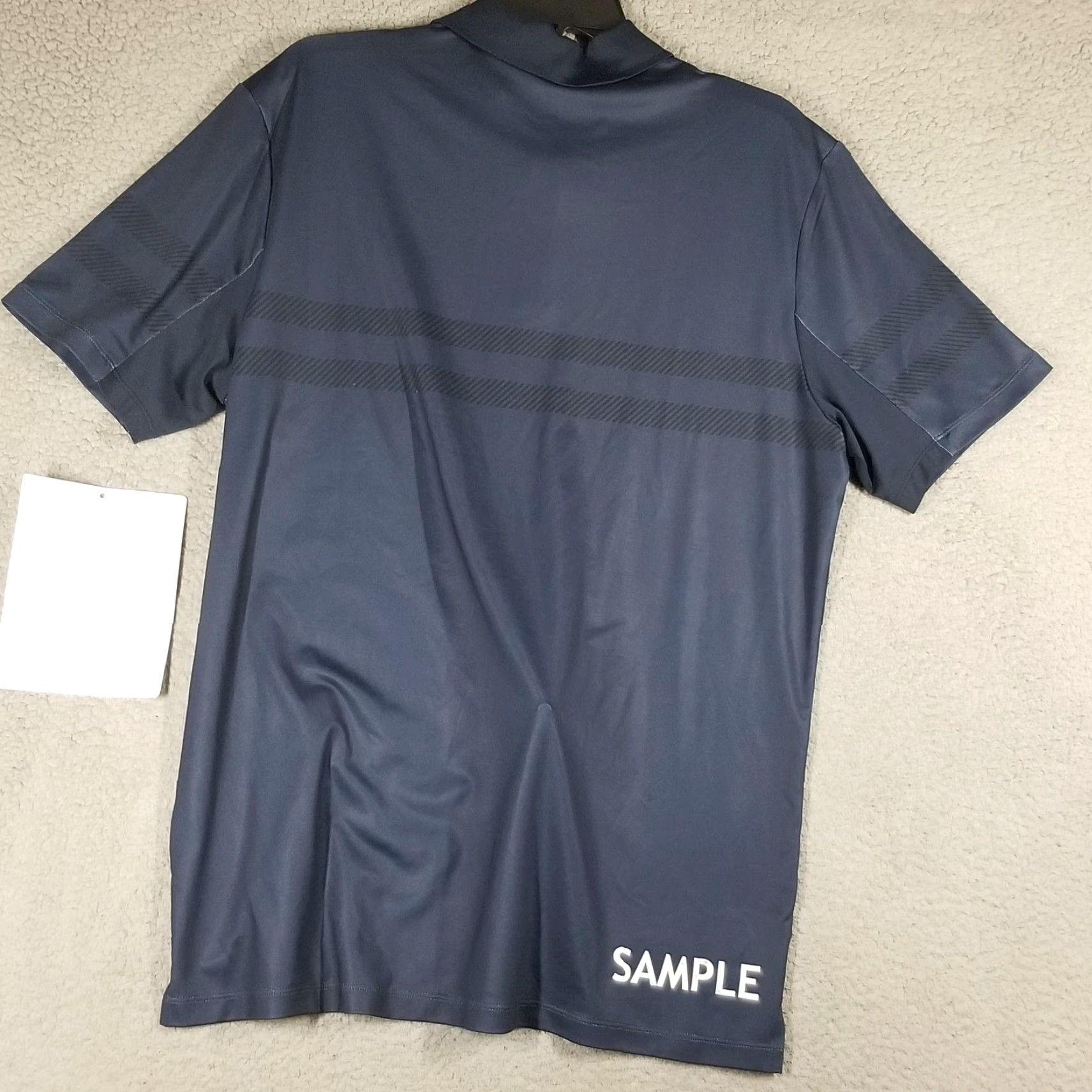 Nike Nike Golf Dri-FIT Polo Shirt Mens Medium Blue Performance Swoosh AH5546 Sample Size US M / EU 48-50 / 2 - 2 Thumbnail