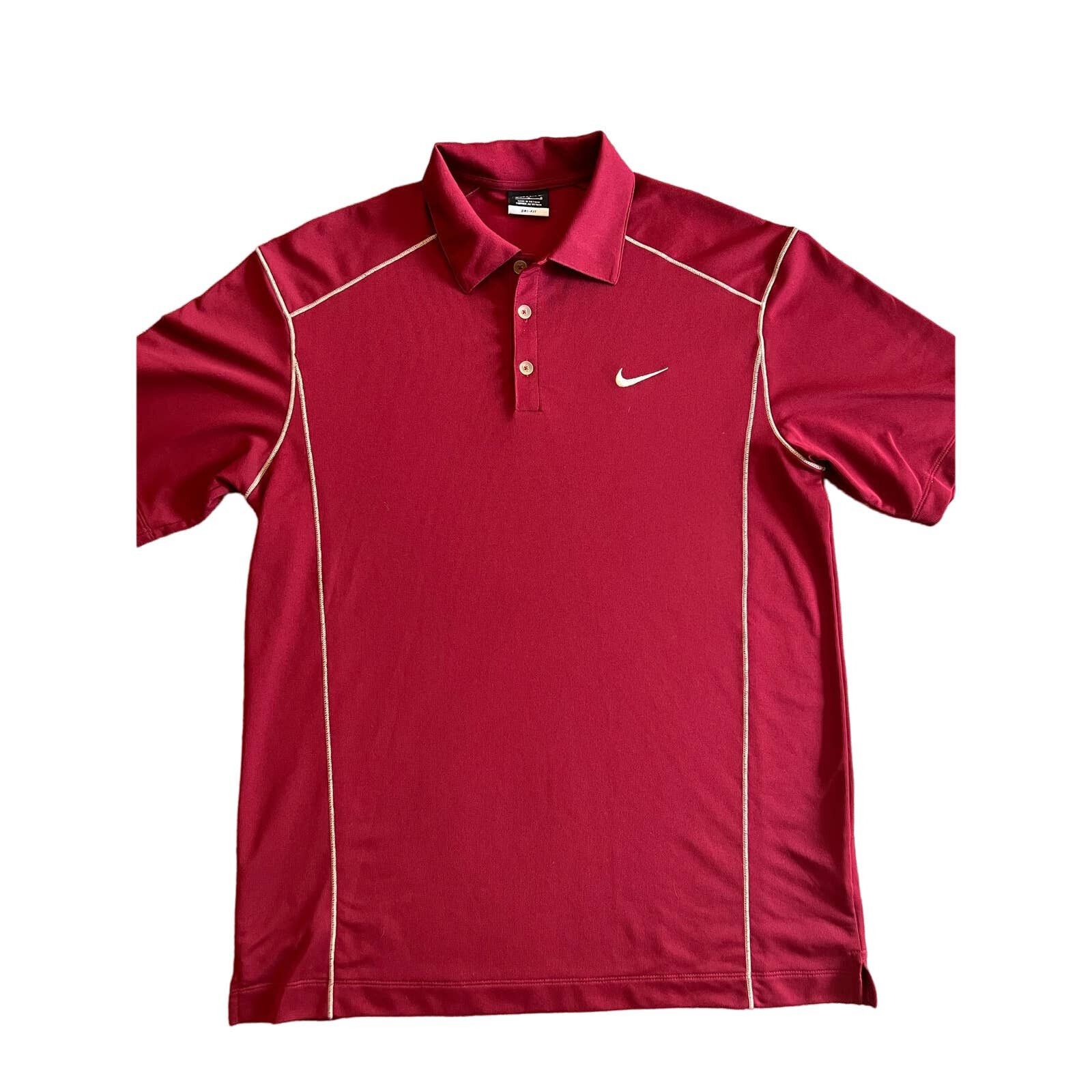 Nike Nike Golf Large maroon polo no logo Size US L / EU 52-54 / 3 - 1 Preview