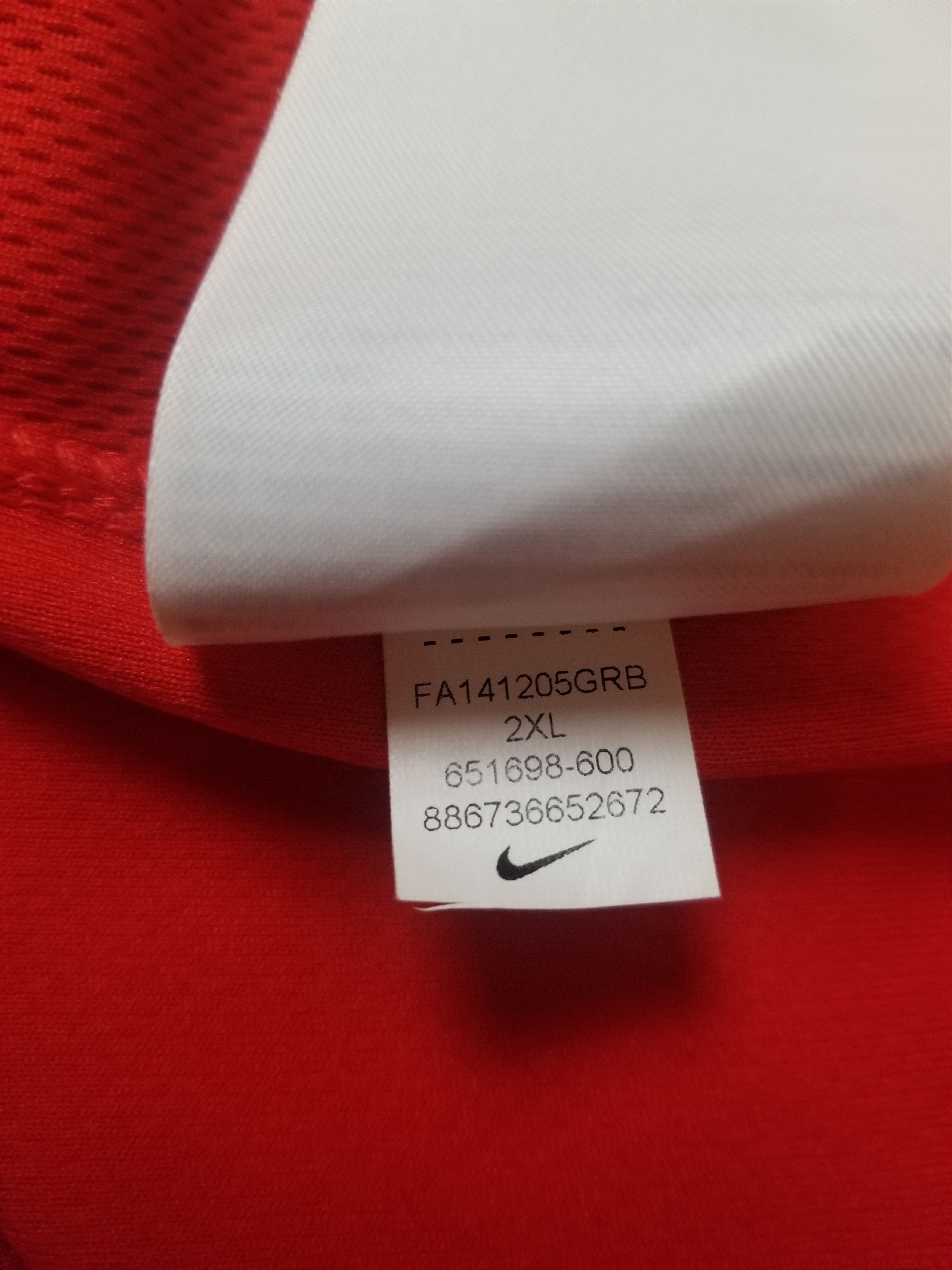 Nike SPAIN ESPANIA #4 PAU GASOL 2014-2015 BASKETBALL SHIRT JERSEY Size US XXL / EU 58 / 5 - 3 Thumbnail