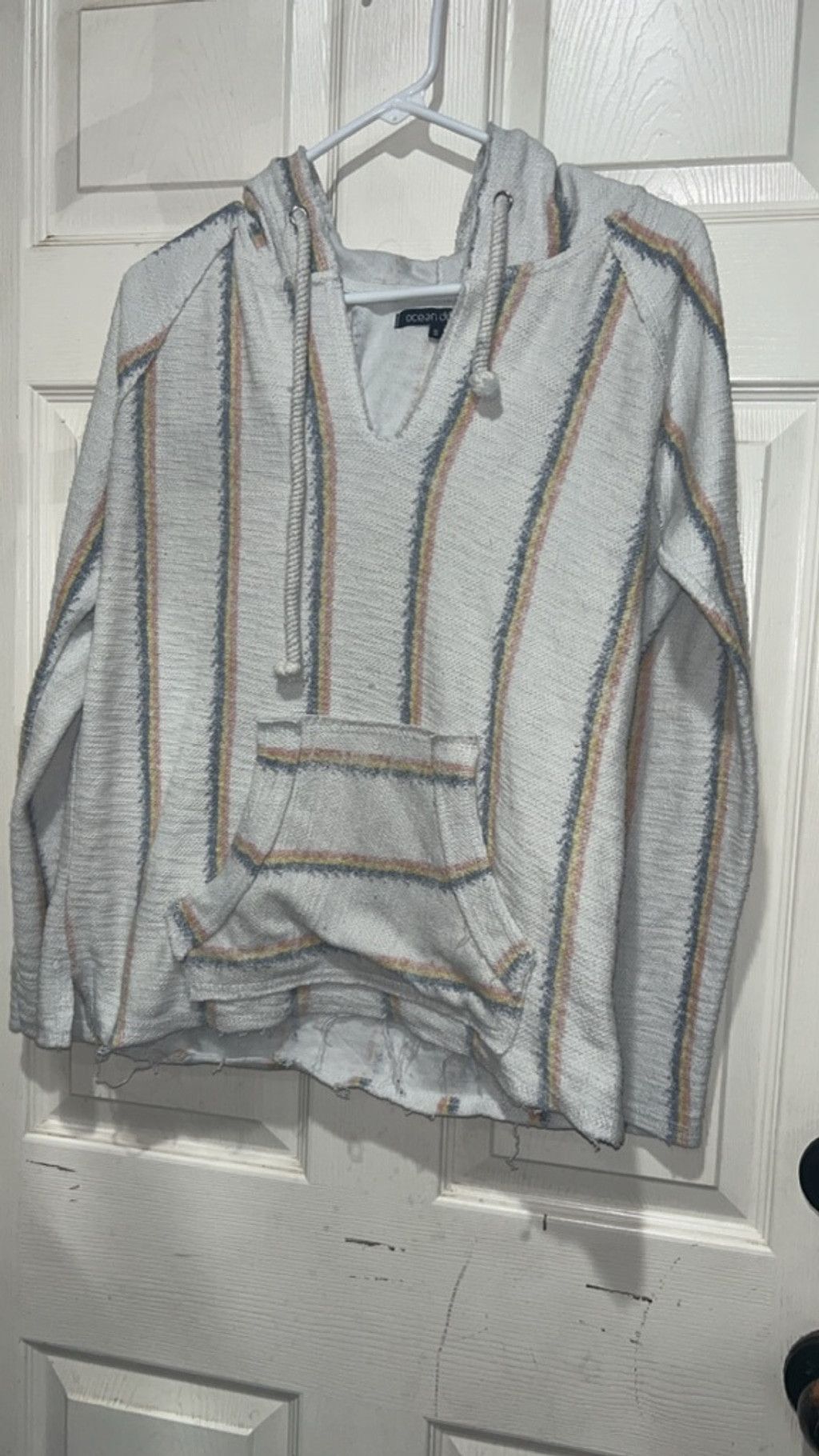 Other Women's Ocean Drive Striped Hoodie S White Blue Size S / US 4 / IT 40 - 2 Thumbnail