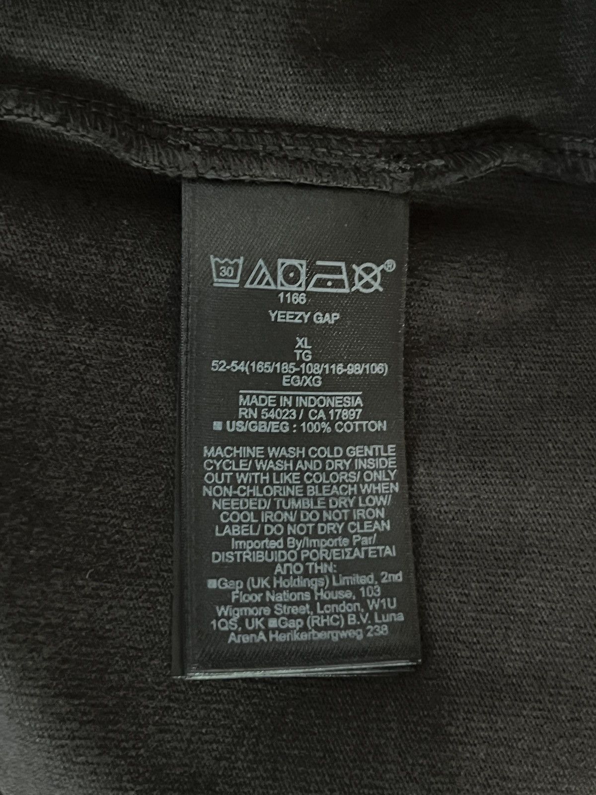 Balenciaga × Gap × Yeezy Yeezy Gap Balenciaga 09 Loose Tank Top Size US XL / EU 56 / 4 - 5 Thumbnail