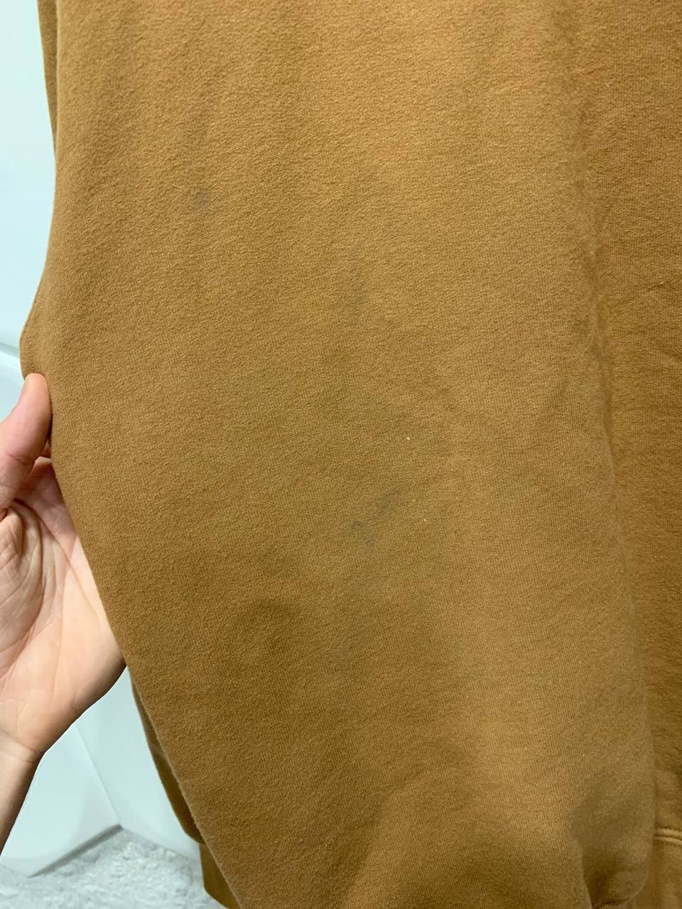Carhartt × Vintage Vintage Carhartt Embroidered Logo Brown Sweatshirt Y2K USA Size US L / EU 52-54 / 3 - 5 Thumbnail