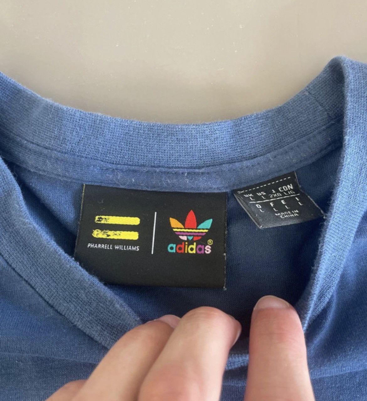Adidas × Pharrell tee shirt « hu man » Size US L / EU 52-54 / 3 - 3 Thumbnail