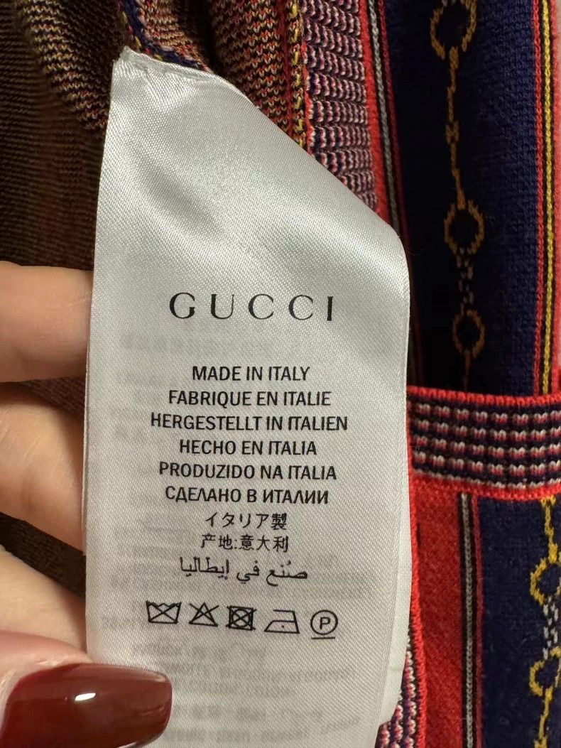 Gucci Gucci V-neck long-sleeved striped single-breasted cardigan Size US XS / EU 42 / 0 - 5 Thumbnail