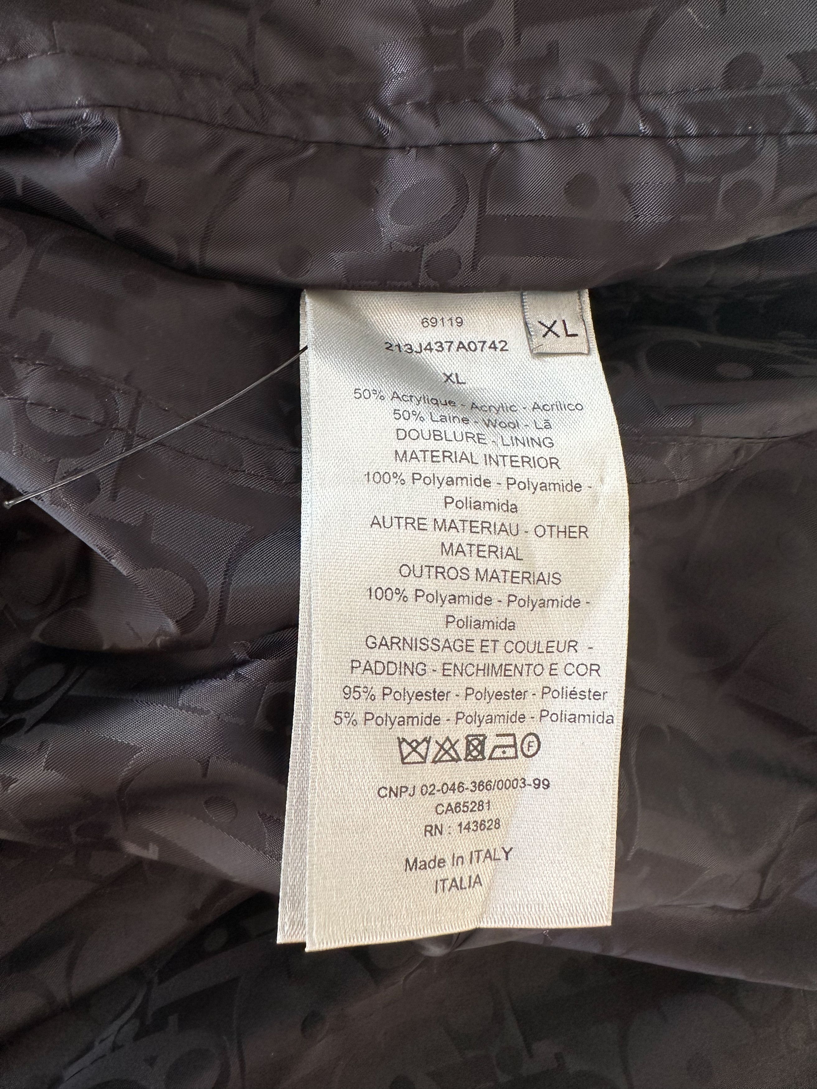 Dior Dior Black Oblique Reversible Fleece Jacket Size US XL / EU 56 / 4 - 6 Thumbnail