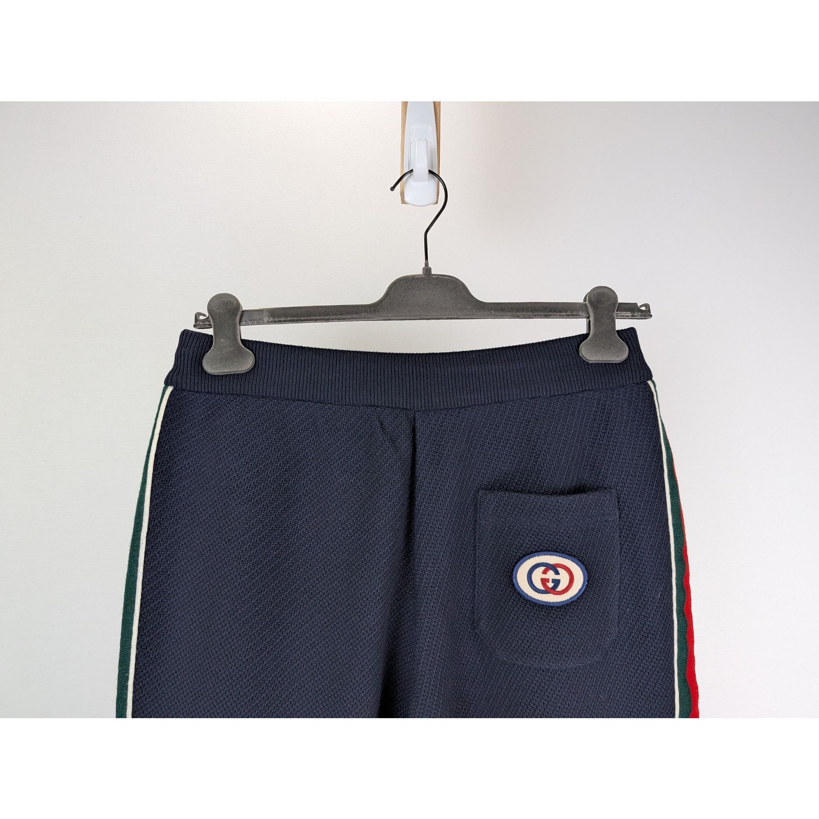 Gucci o1rshd1 GG Logo Sweatpants in Navy Size US 34 / EU 50 - 6 Thumbnail