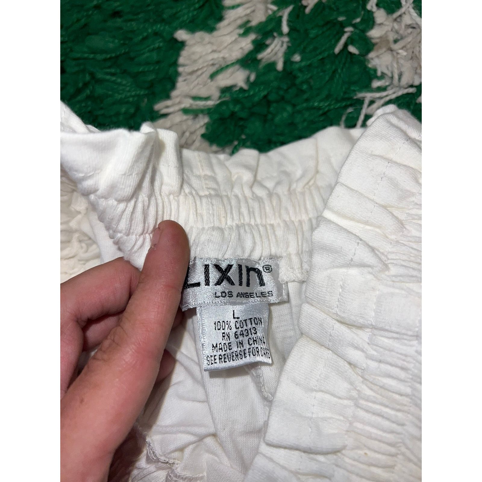 Other Women's Lixin Los Angeles Shorts Bottoms Cotton White Large Size 30" / US 8 / IT 44 - 4 Thumbnail
