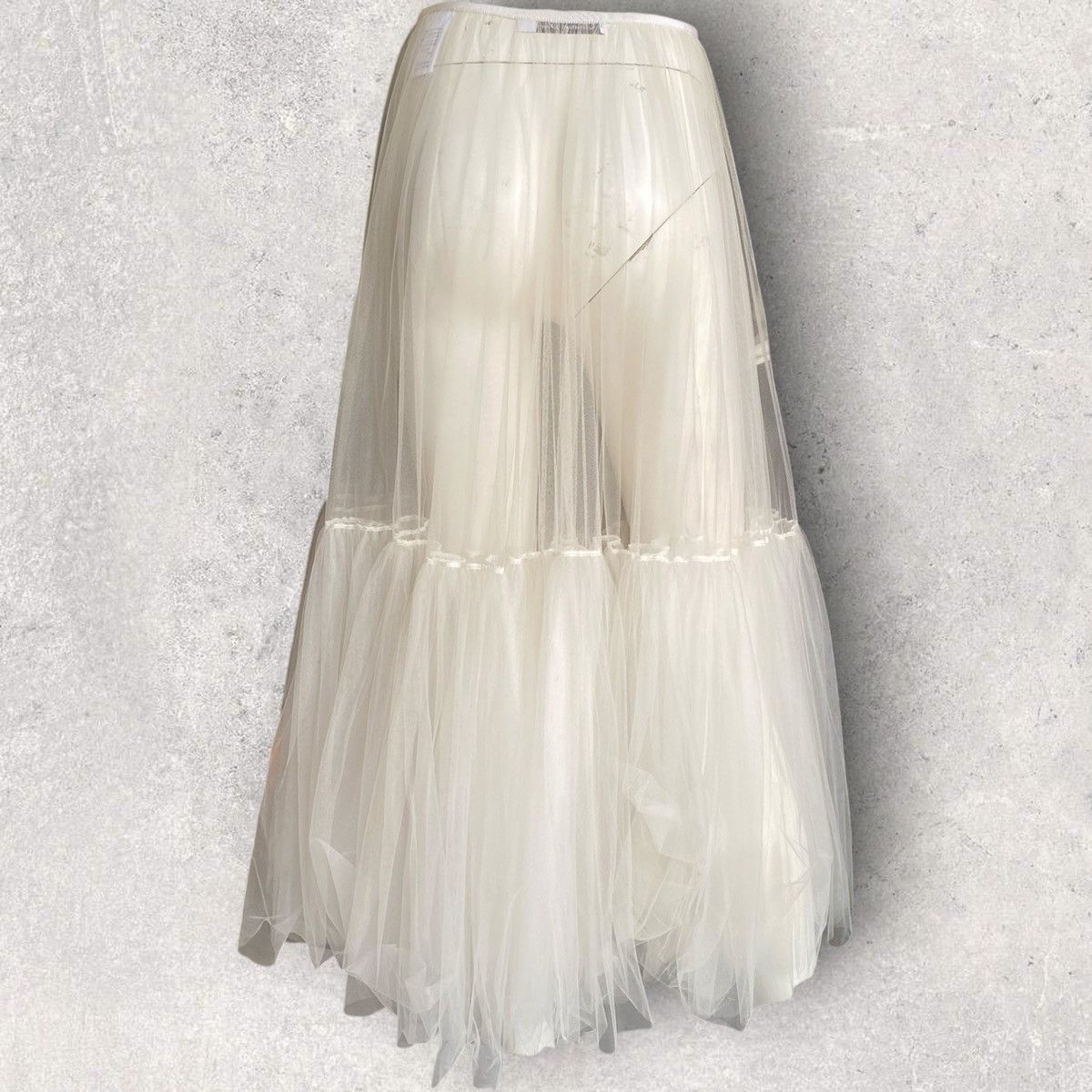 Dior Christian Dior Mesh Tulle Skirt Size 26" / US 2 / IT 38 - 3 Thumbnail