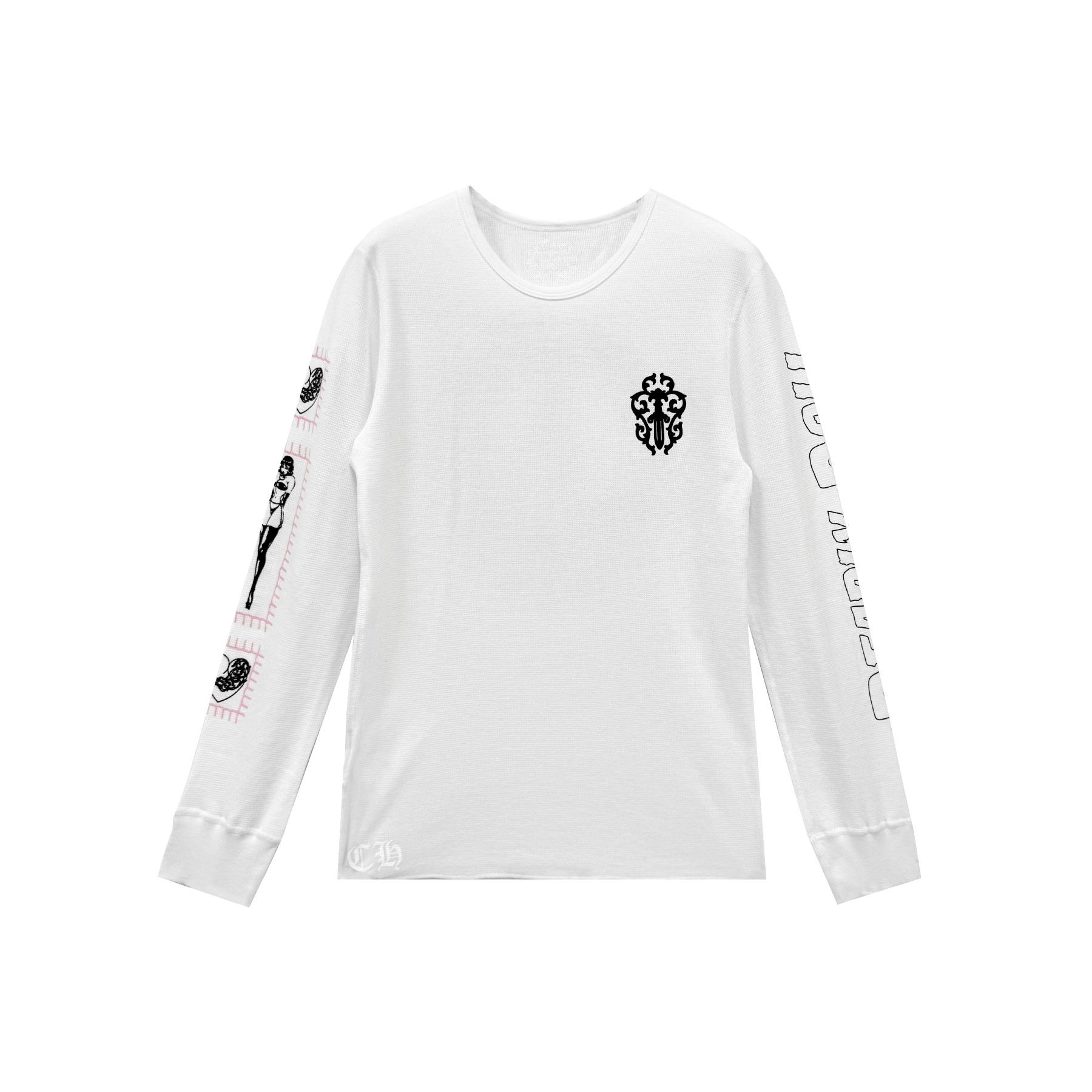 Chrome Hearts Chrome Hearts Deadly Doll Waffle Thermal Long Sleeve Tee Size XXL / US 16-18 / IT 52-54 - 2 Thumbnail