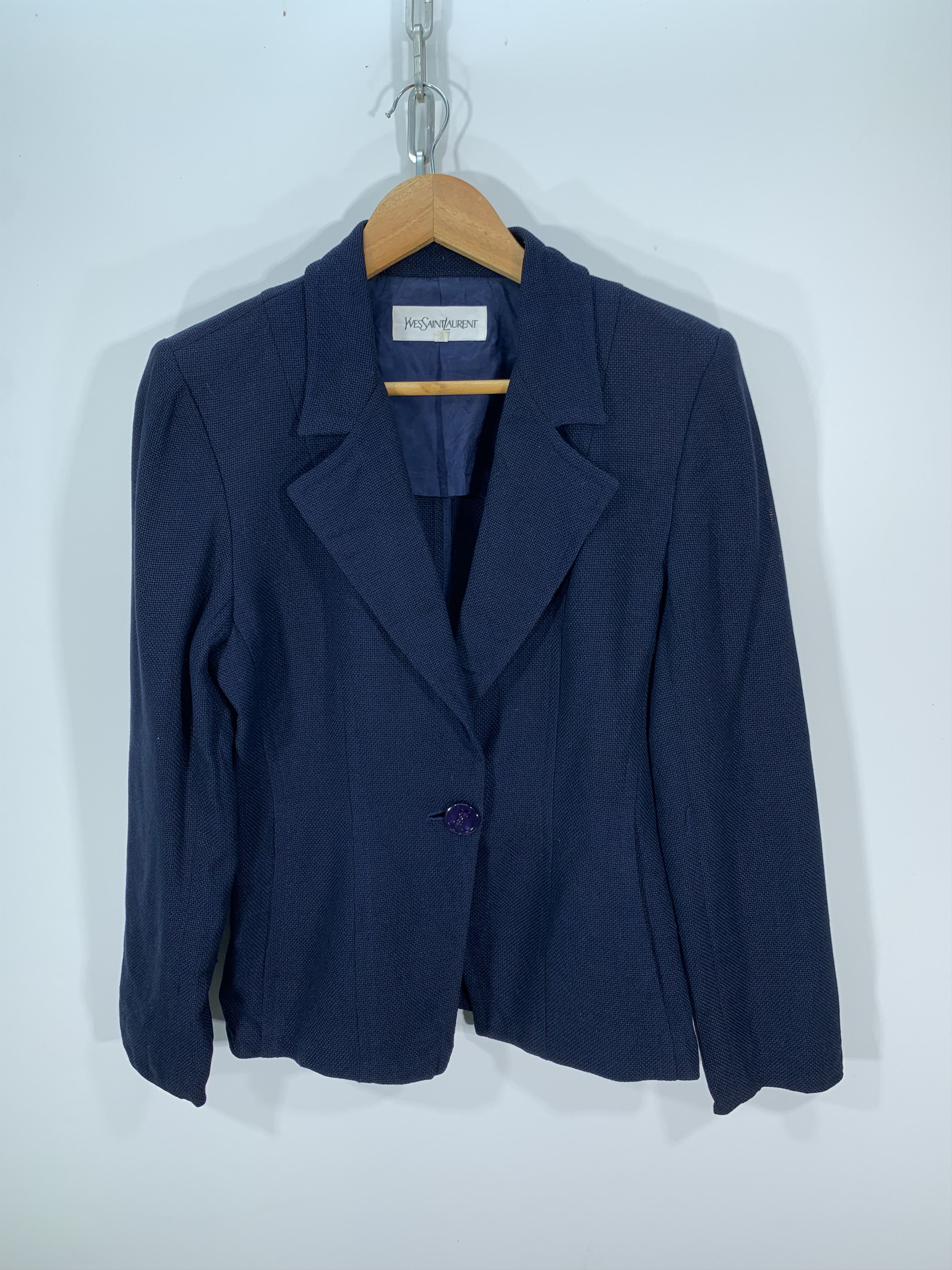 Saint Laurent Paris Yves Saint Laurent Mesh Blazer Size S / US 4 / IT 40 - 1 Thumbnail