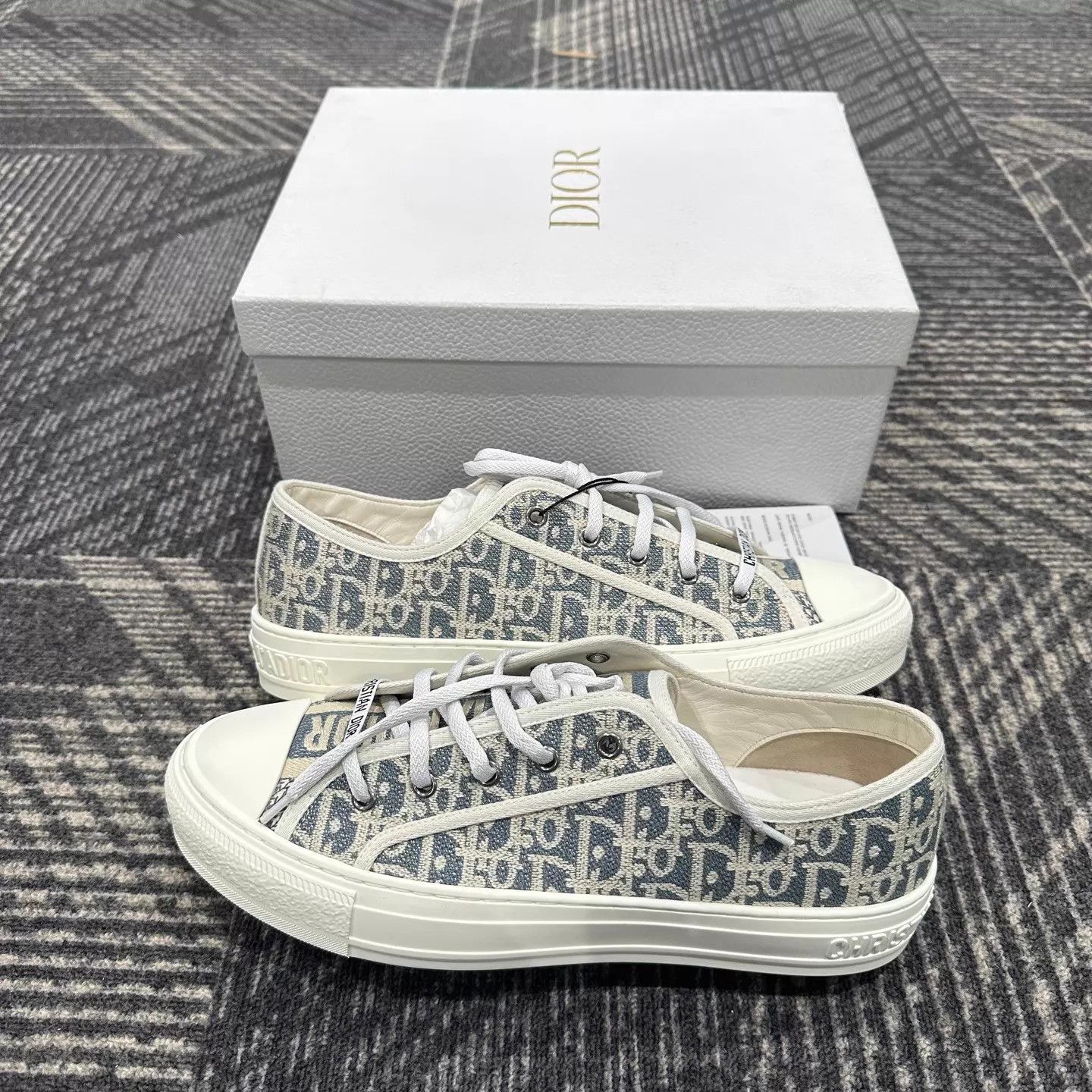 Dior Dior Walk'n'Dior Oblique check sneakers 42 Size US 9 / EU 42 - 4 Thumbnail